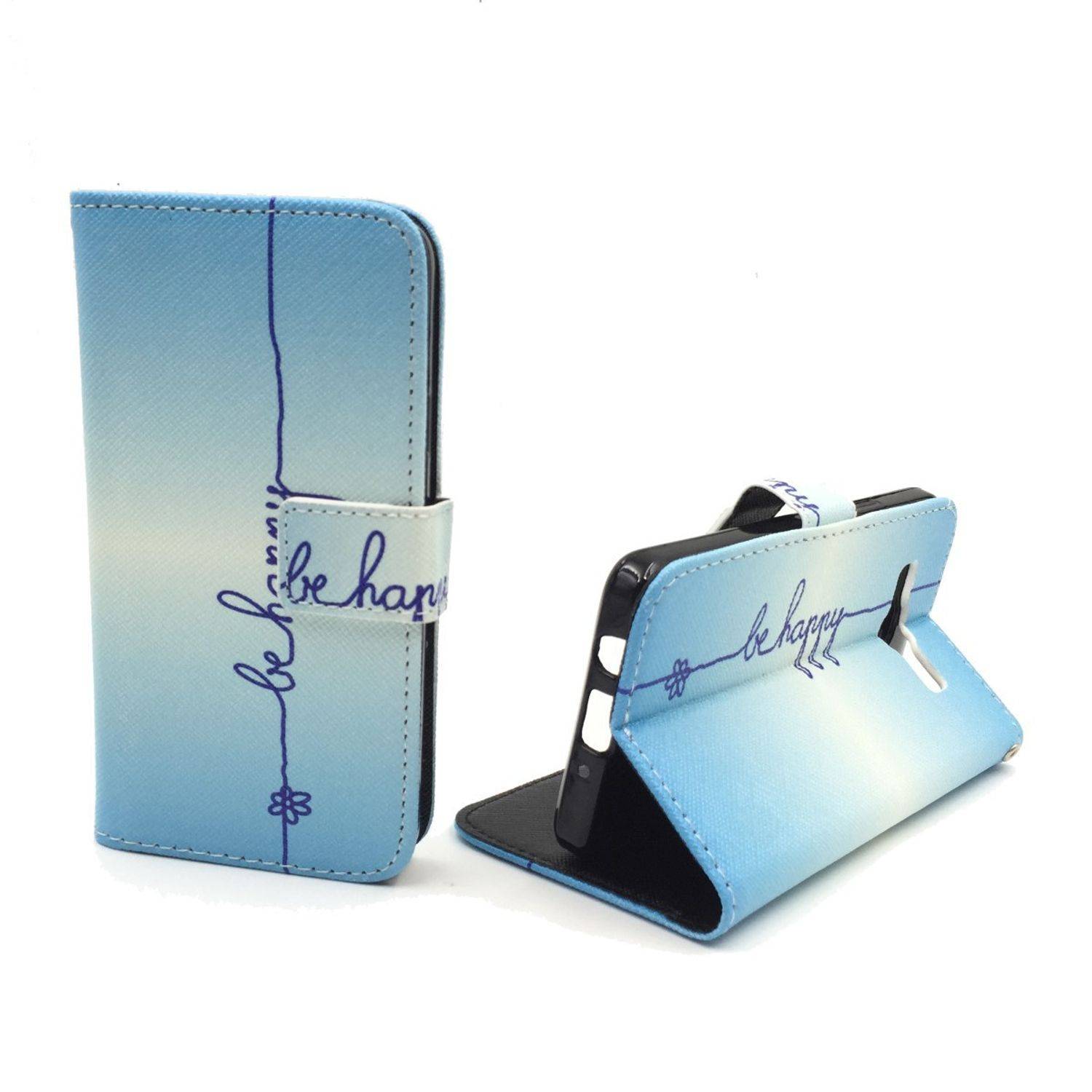Samsung Galaxy A3 (2015) Handyhülle Bookcover Blau