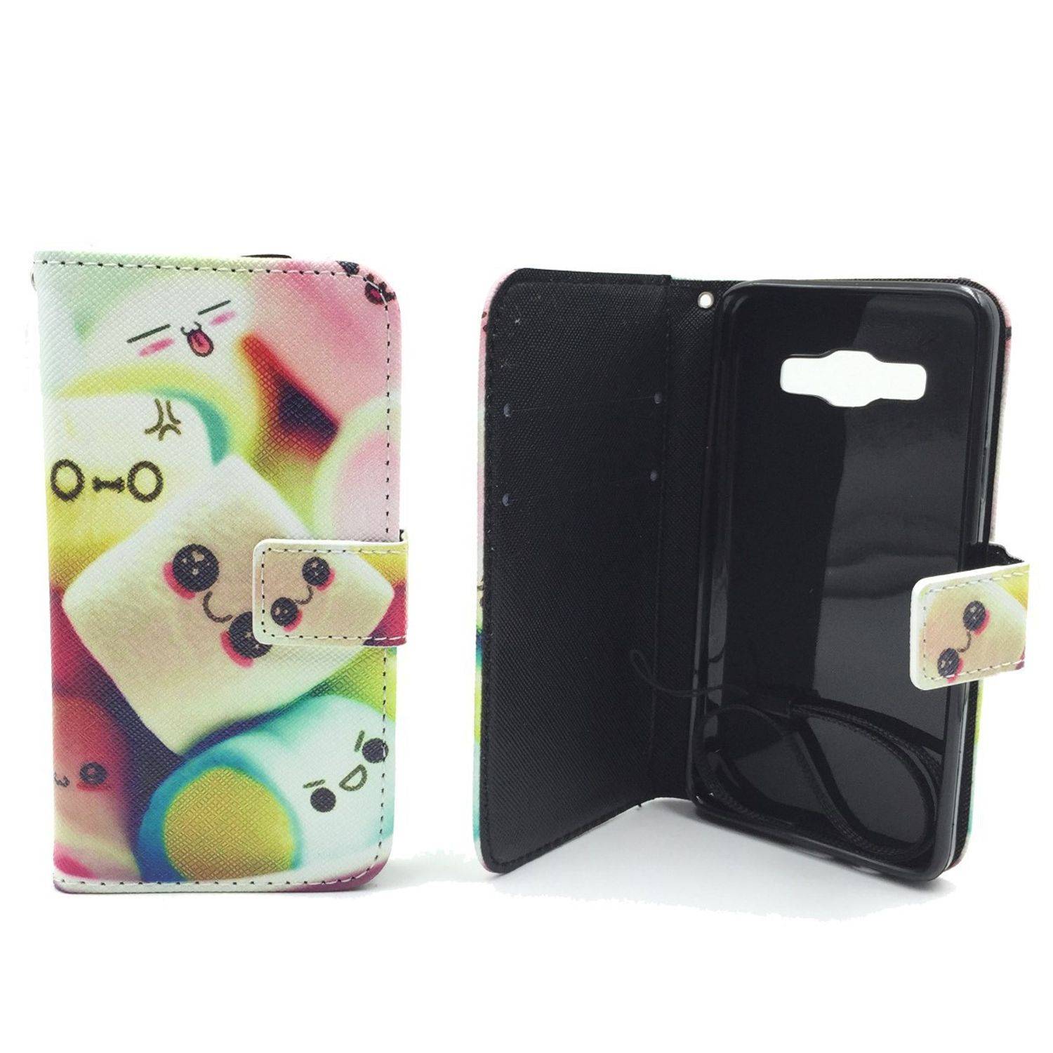 Samsung Galaxy A3 (2015) Handyhülle Bookcover Mehrfarbig