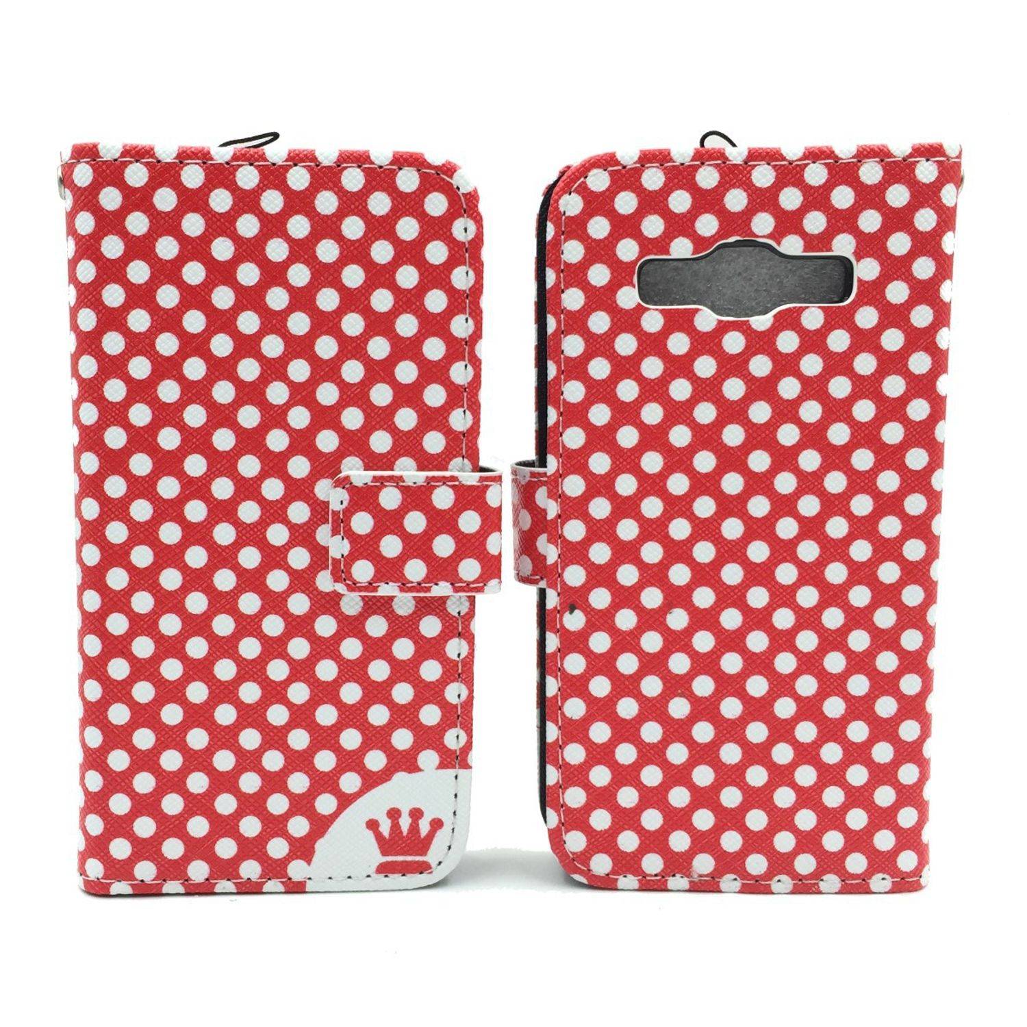 Samsung Galaxy A3 (2015) Handyhülle Bookcover Rot