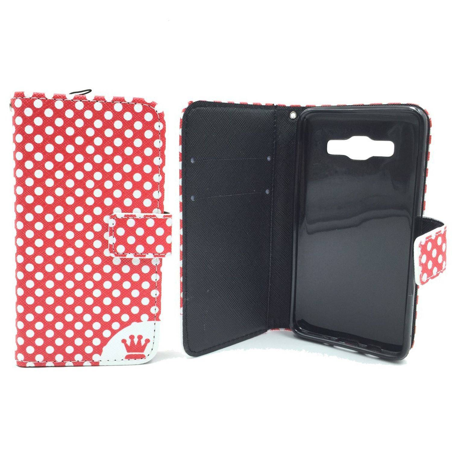 Samsung Galaxy A3 (2015) Handyhülle Bookcover Rot