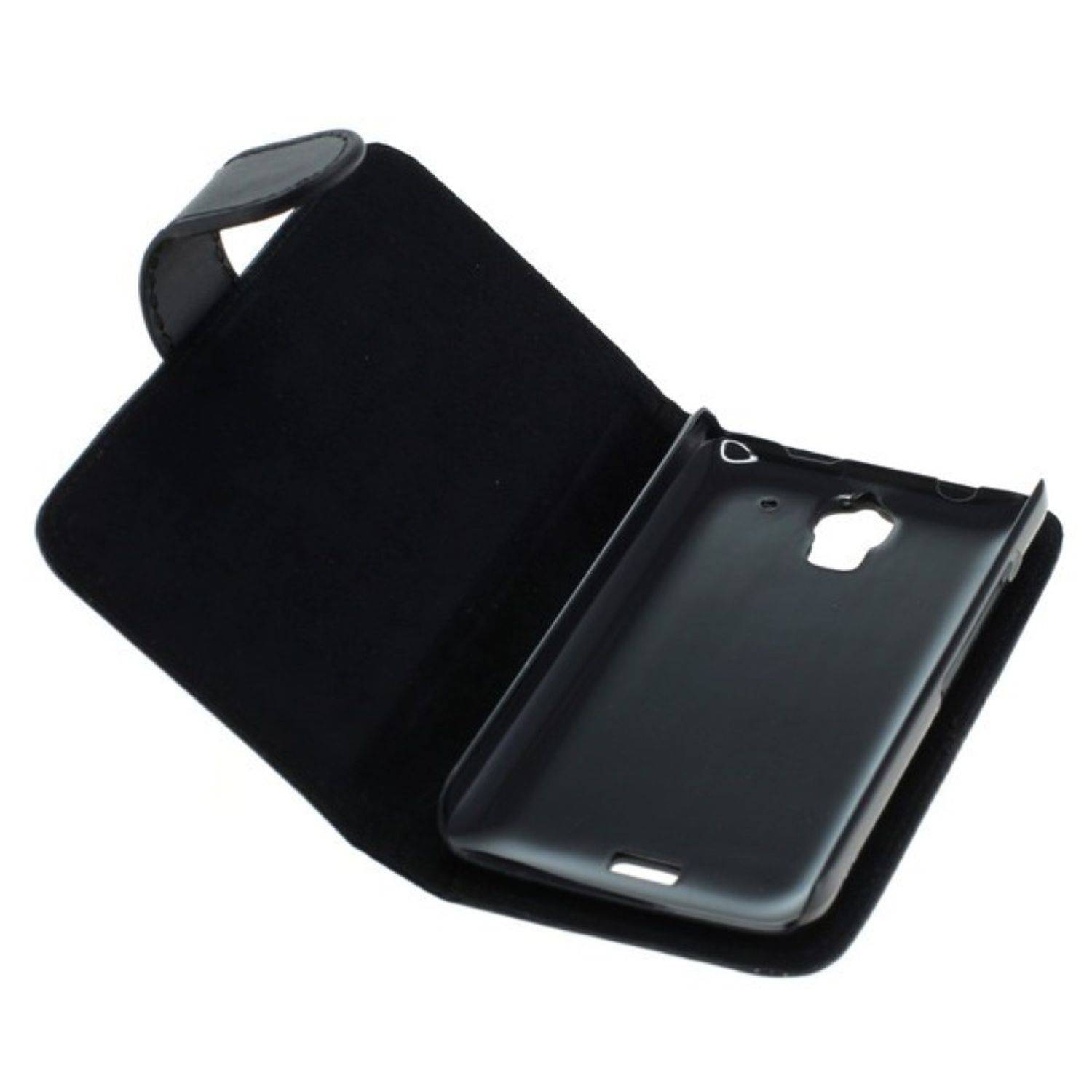 Huawei Y5 Handyhülle Backcover Schwarz