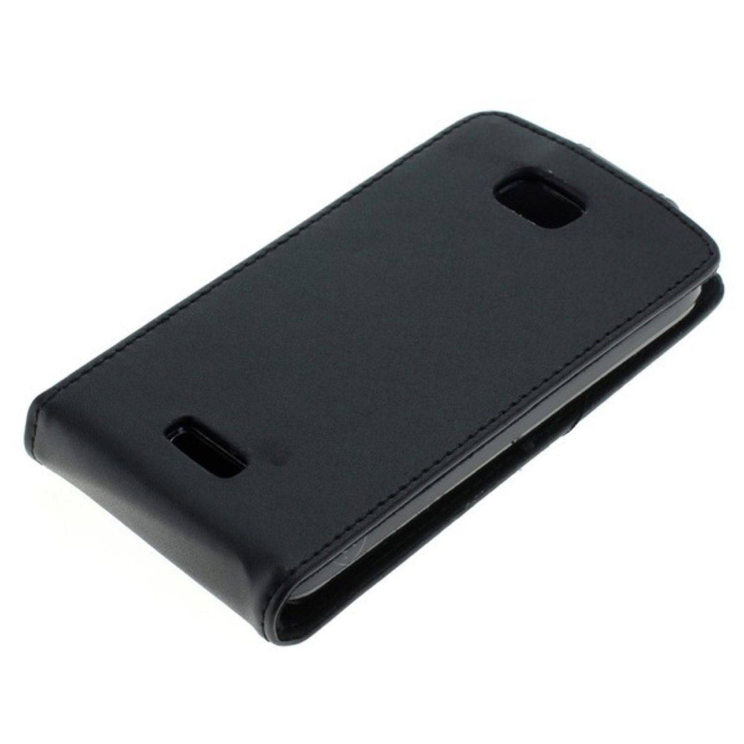 Huawei Y5 Handyhülle Backcover Schwarz