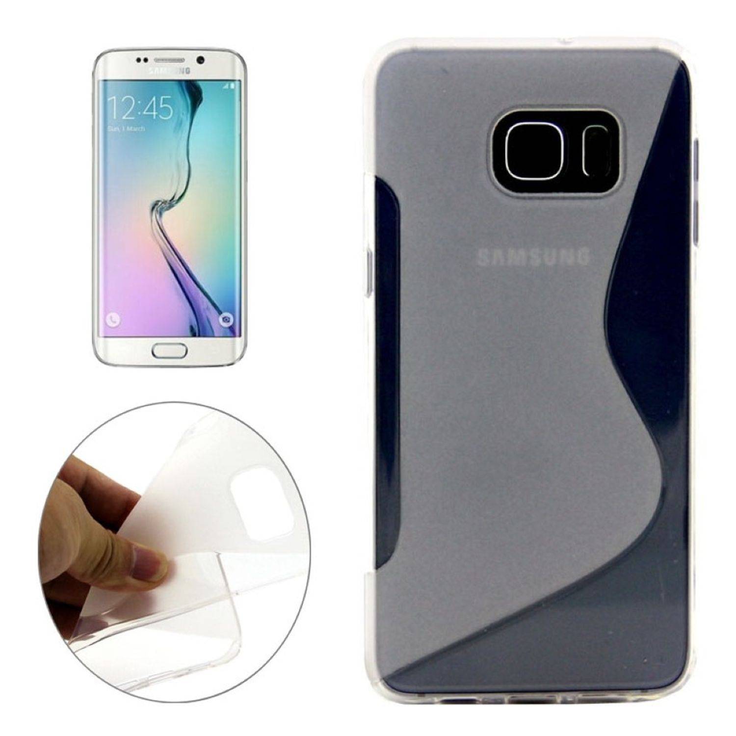 Samsung Galaxy S6 Edge Plus Handyhülle Backcover Transparent