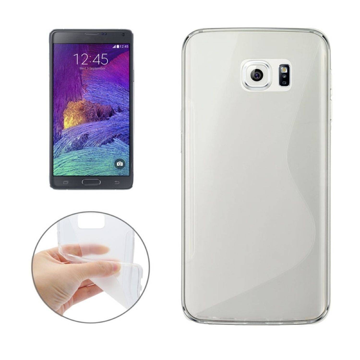 Samsung Galaxy Note 5 Handyhülle Backcover Transparent