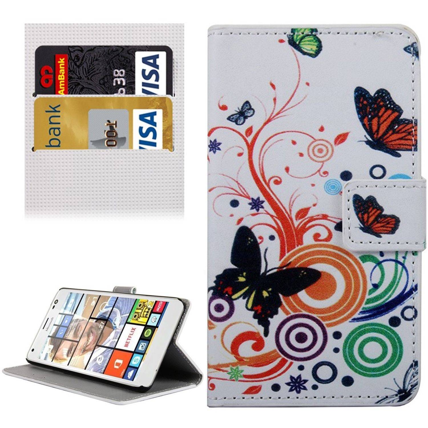 Microsoft Lumia 850 Handyhülle Backcover Mehrfarbig