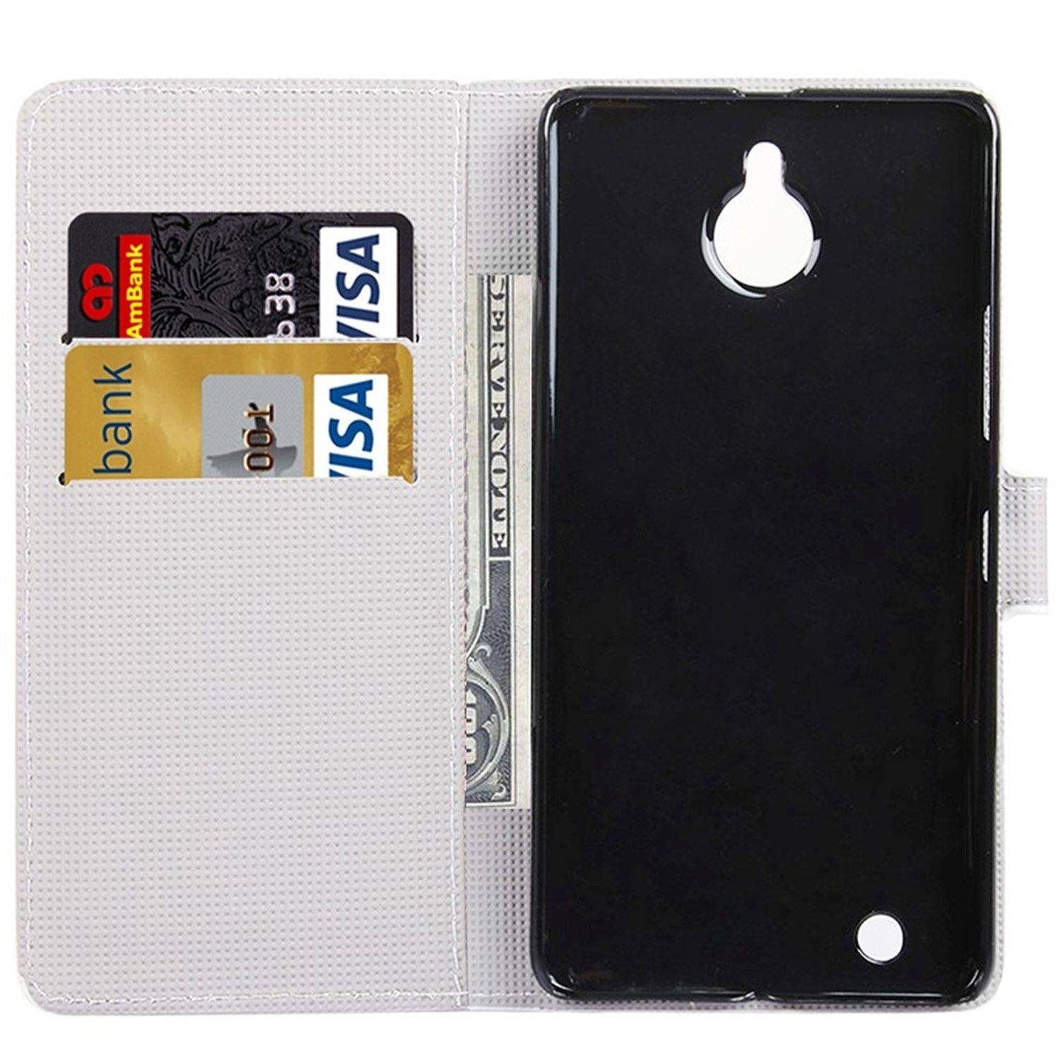 Microsoft Lumia 850 Handyhülle Backcover Violett