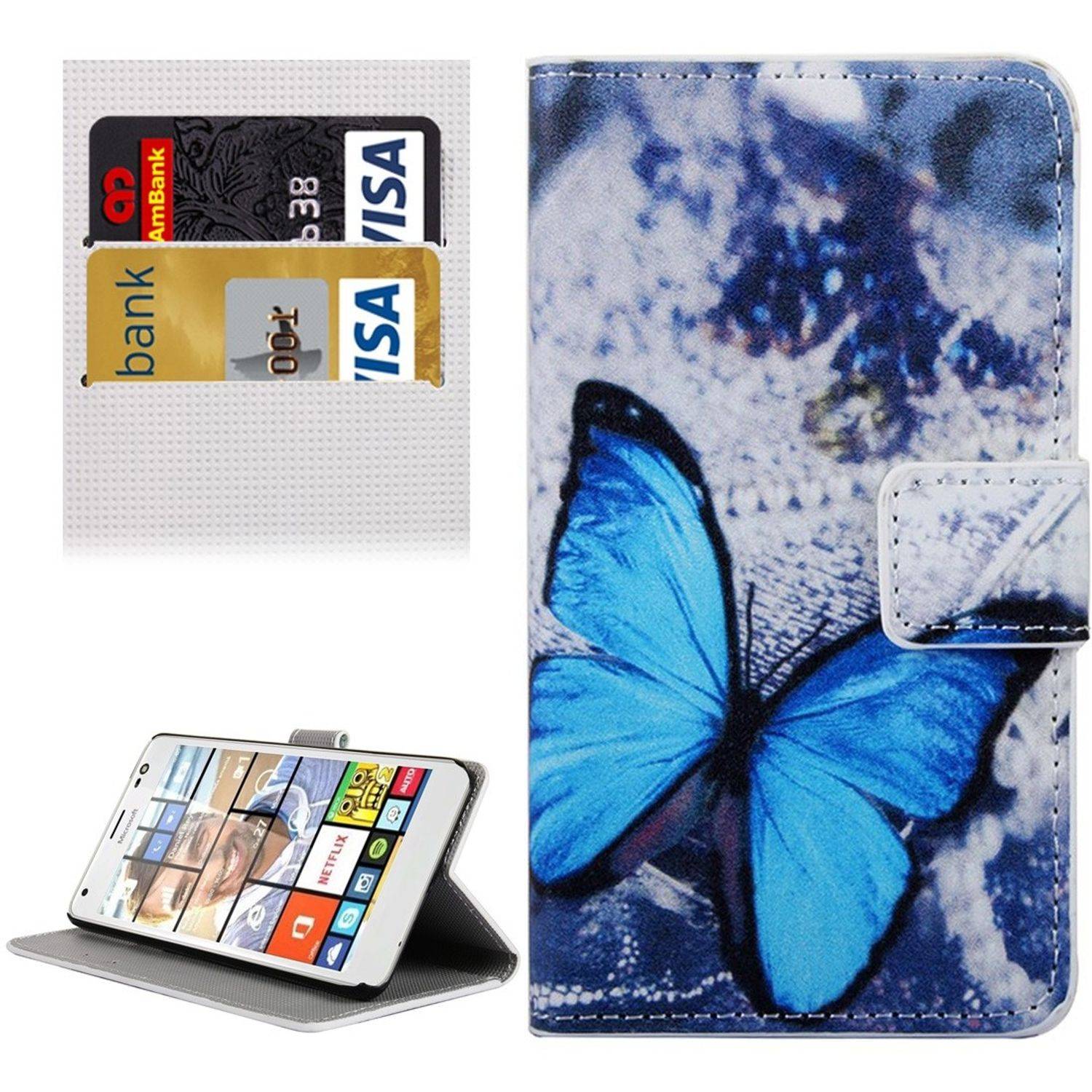 Microsoft Lumia 850 Handyhülle Backcover Mehrfarbig