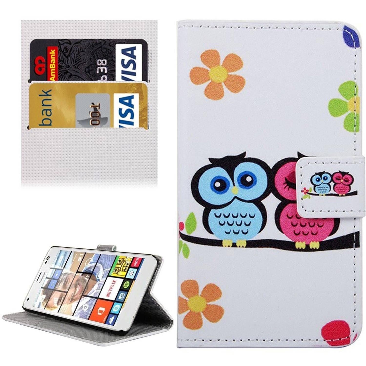 Microsoft Lumia 850 Handyhülle Backcover Mehrfarbig