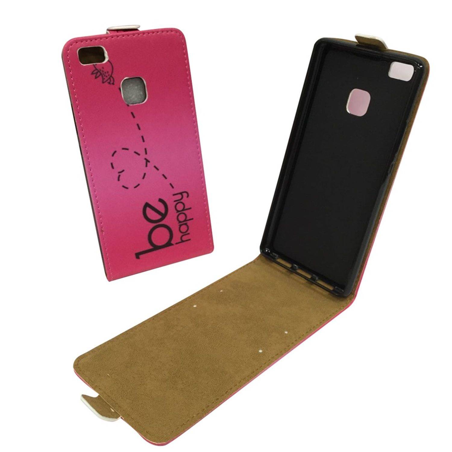 Huawei P9 Lite Handyhülle Backcover Rosa