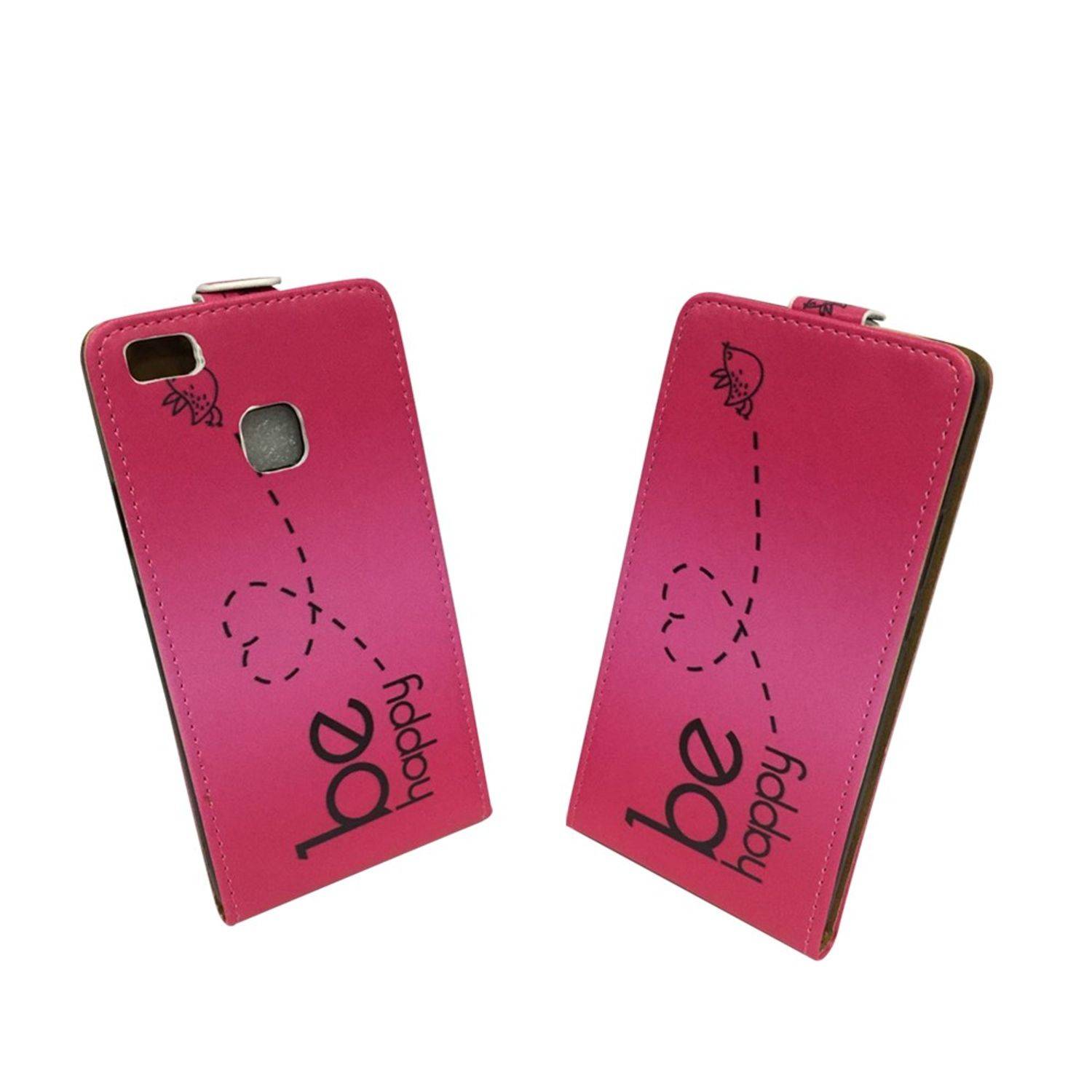 Huawei P9 Lite Handyhülle Backcover Rosa