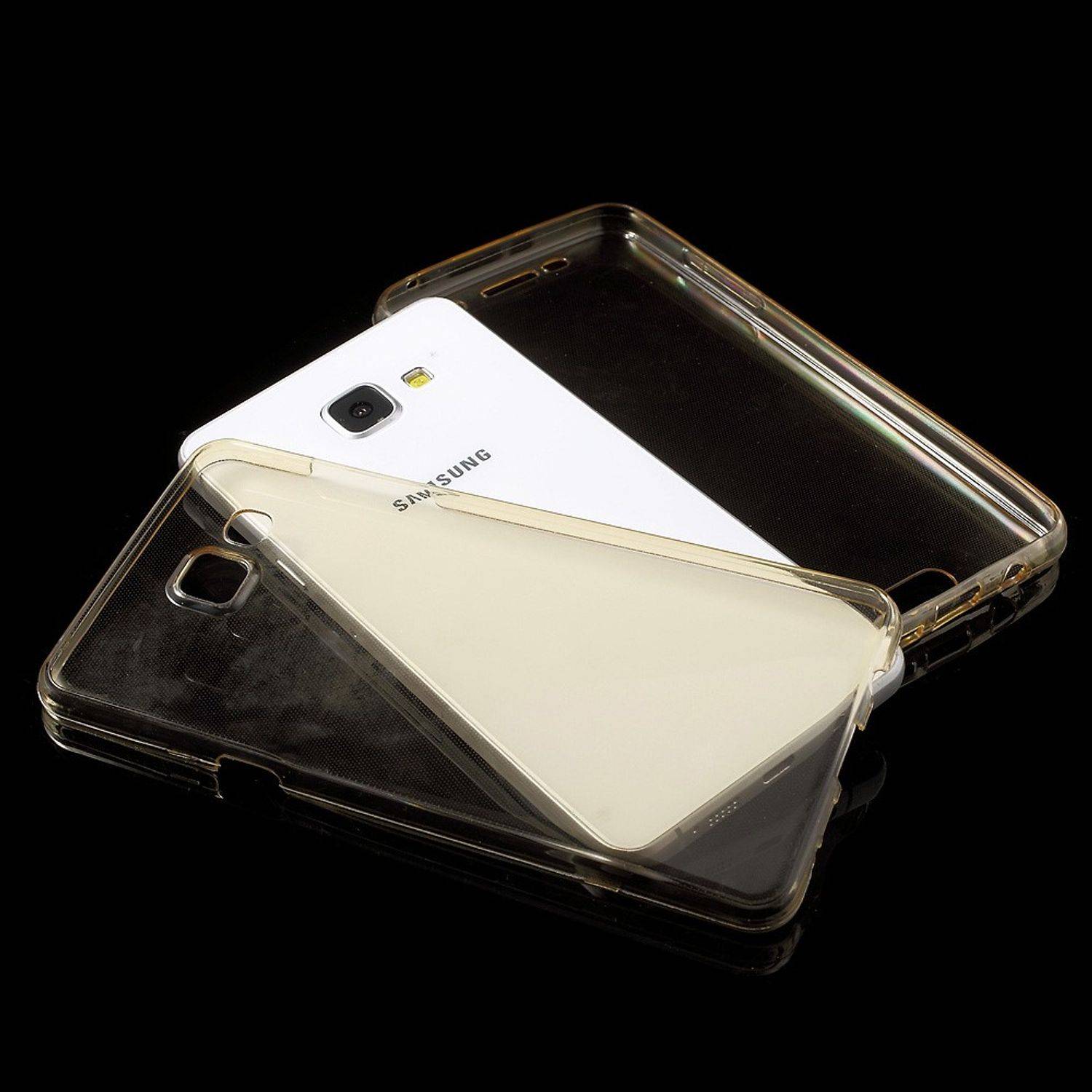Samsung Galaxy A7 (2016) Handyhülle Backcover Transparent