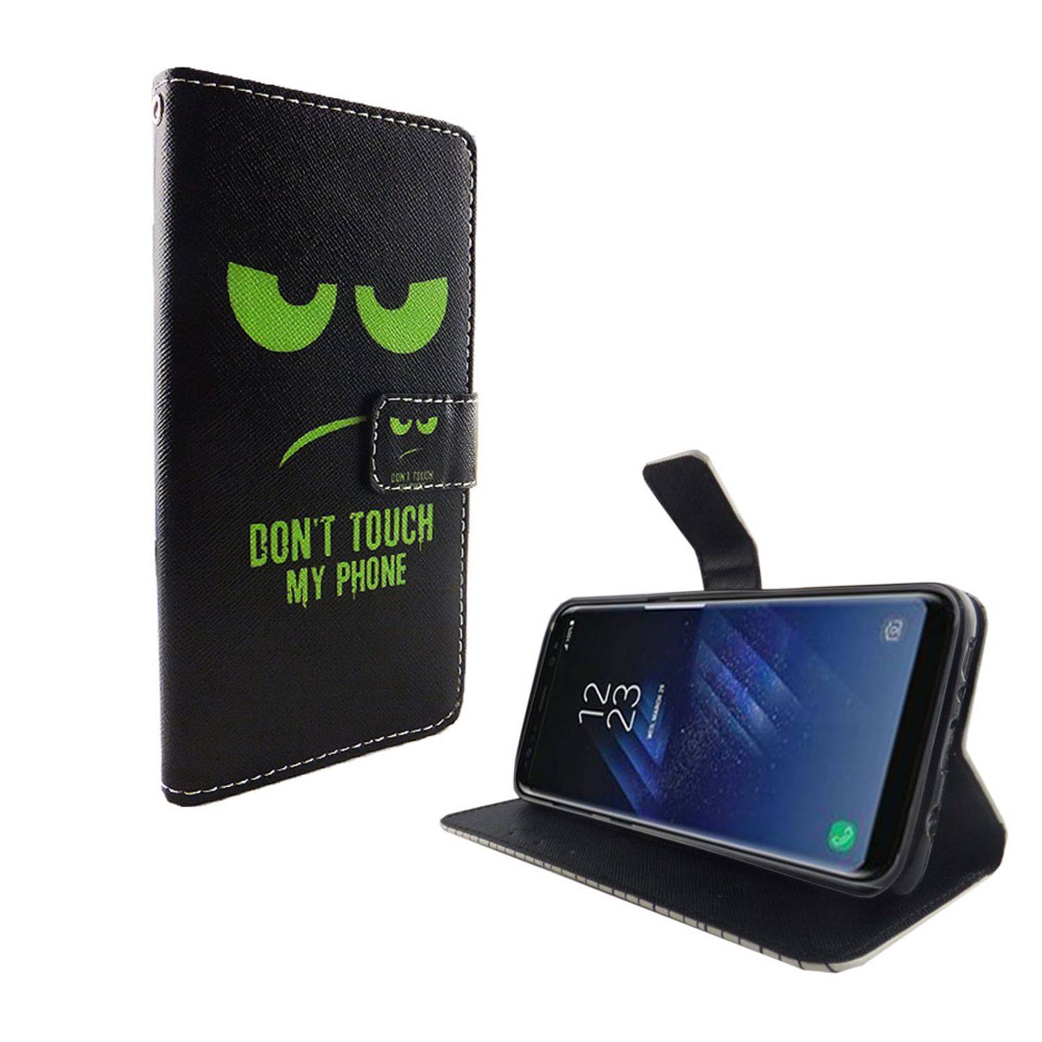 Samsung Galaxy S8 Plus Handyhülle Bookcover Schwarz