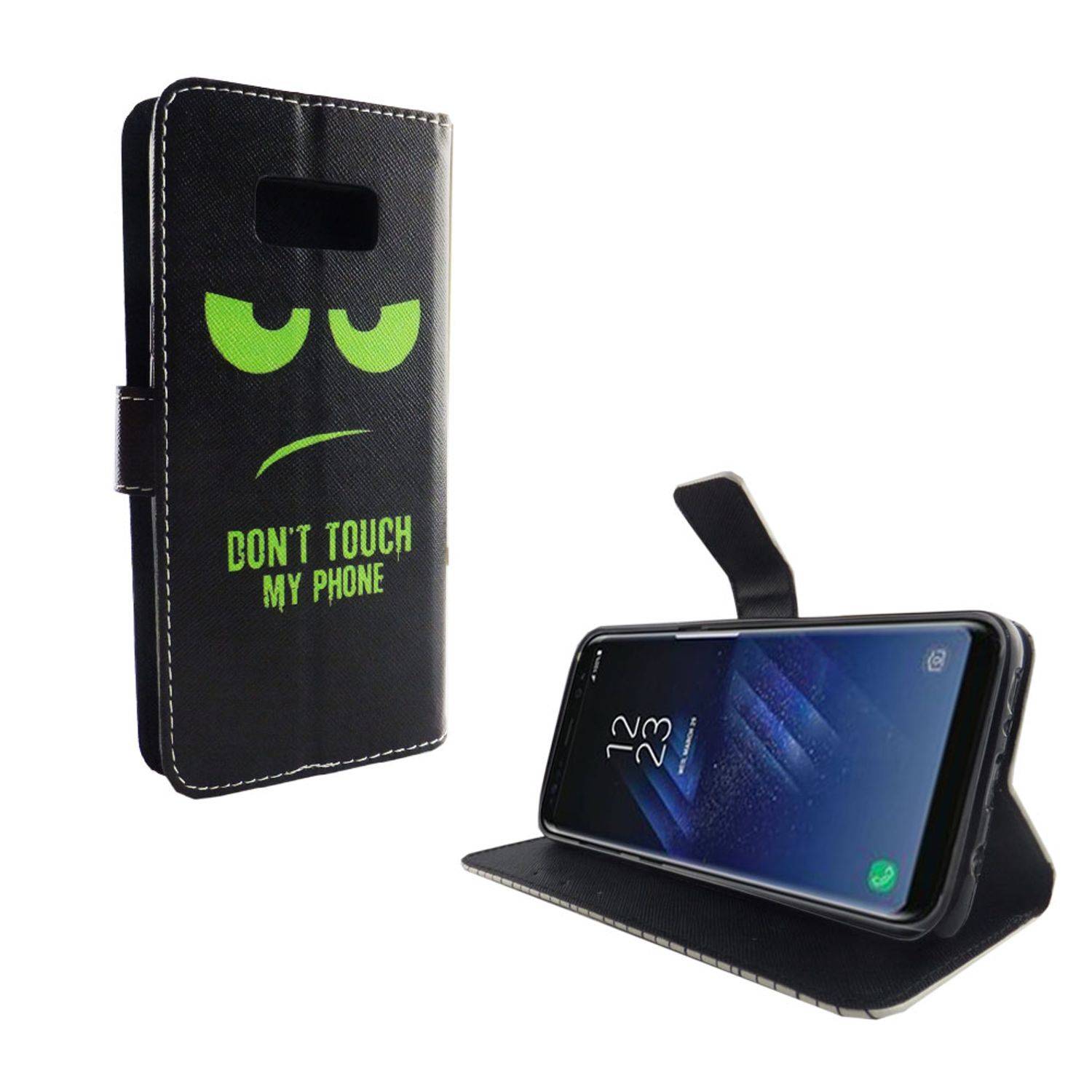 Samsung Galaxy S8 Plus Handyhülle Bookcover Schwarz
