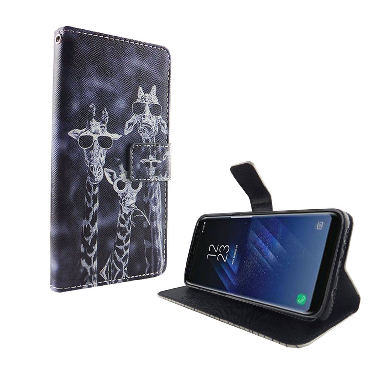 Samsung Galaxy S8 Plus Handyhülle Bookcover Mehrfarbig