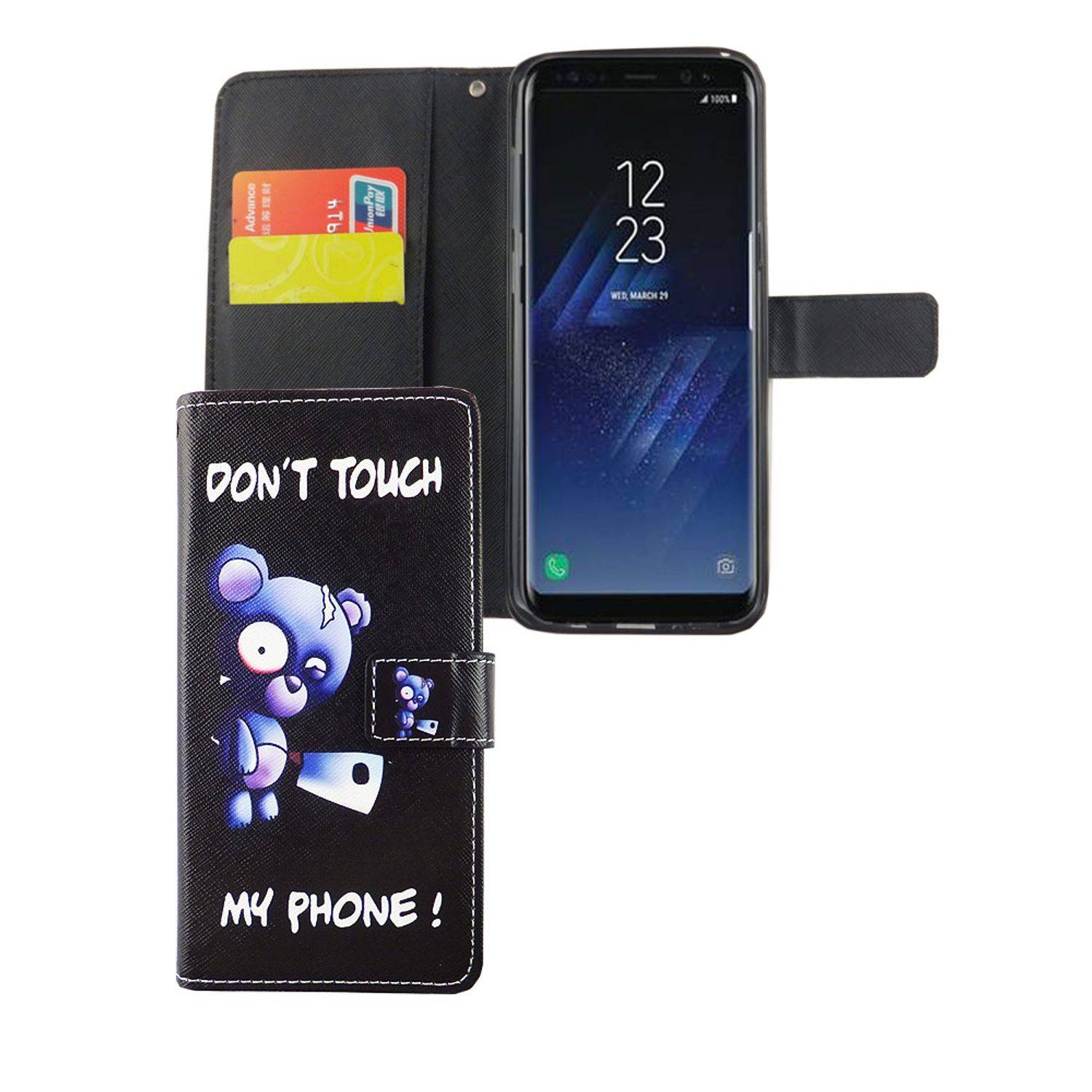 Samsung Galaxy S8 Plus Handyhülle Bookcover Schwarz