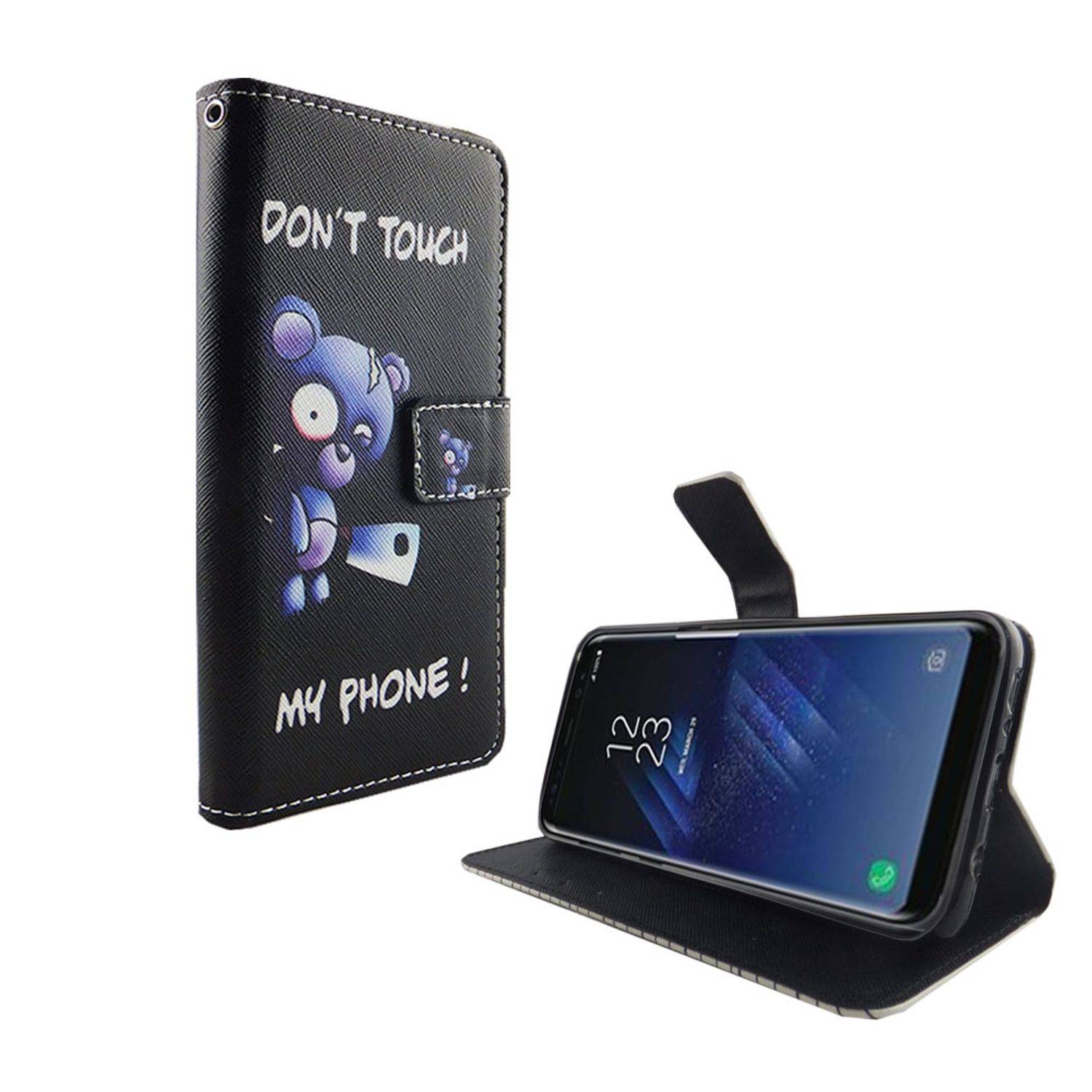 Samsung Galaxy S8 Plus Handyhülle Bookcover Schwarz