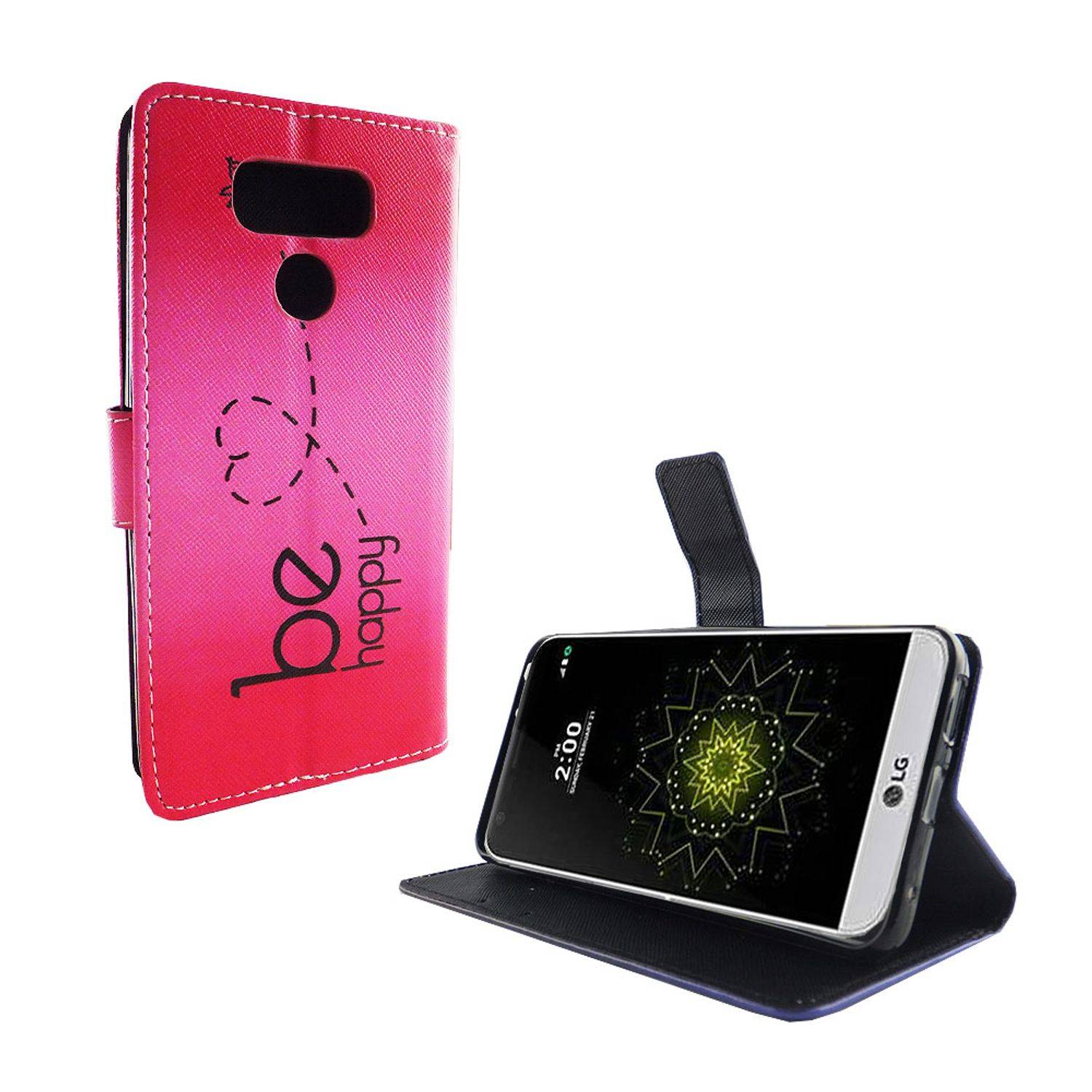 LG G6 Handyhülle Bookcover Rosa