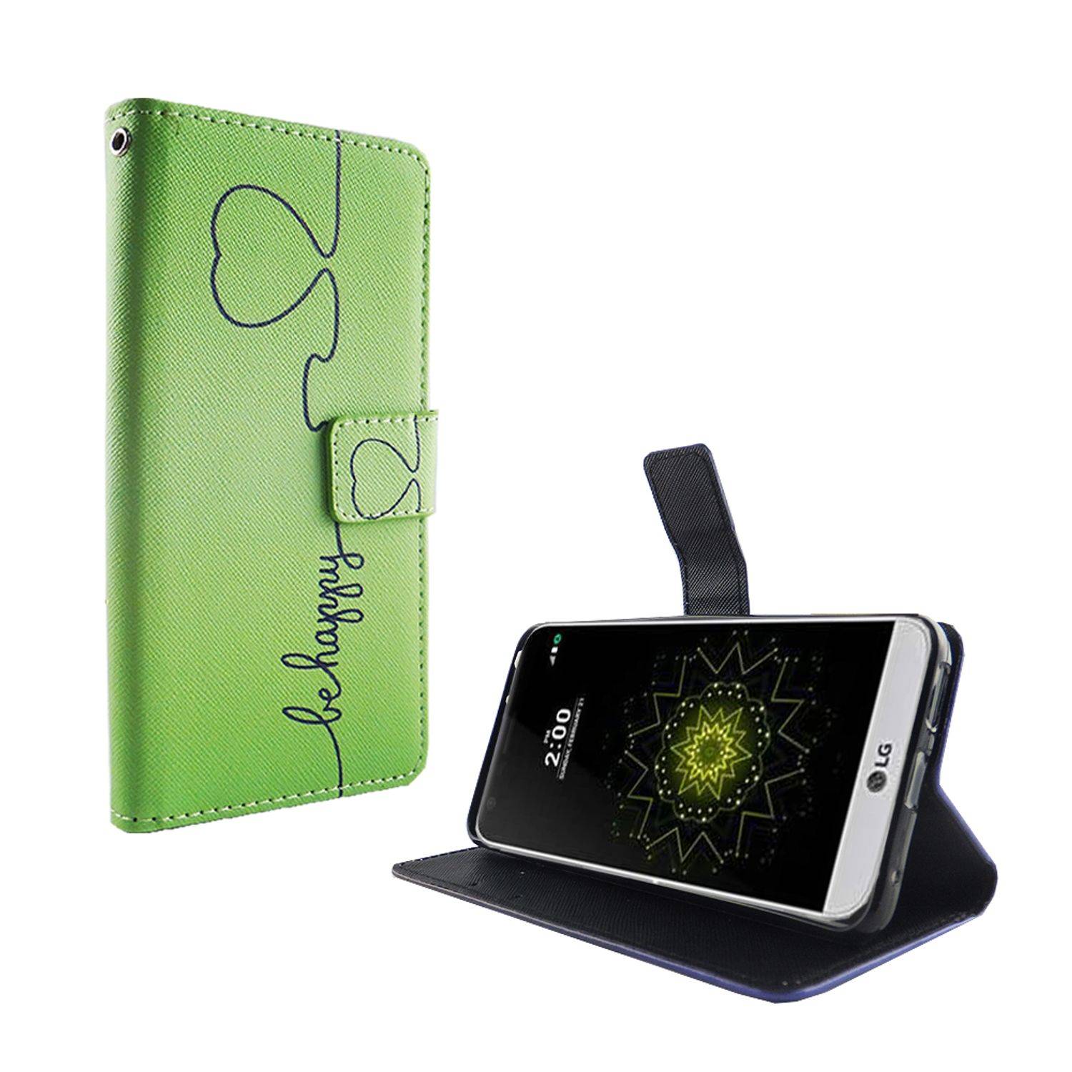 LG G6 Handyhülle Bookcover Grün
