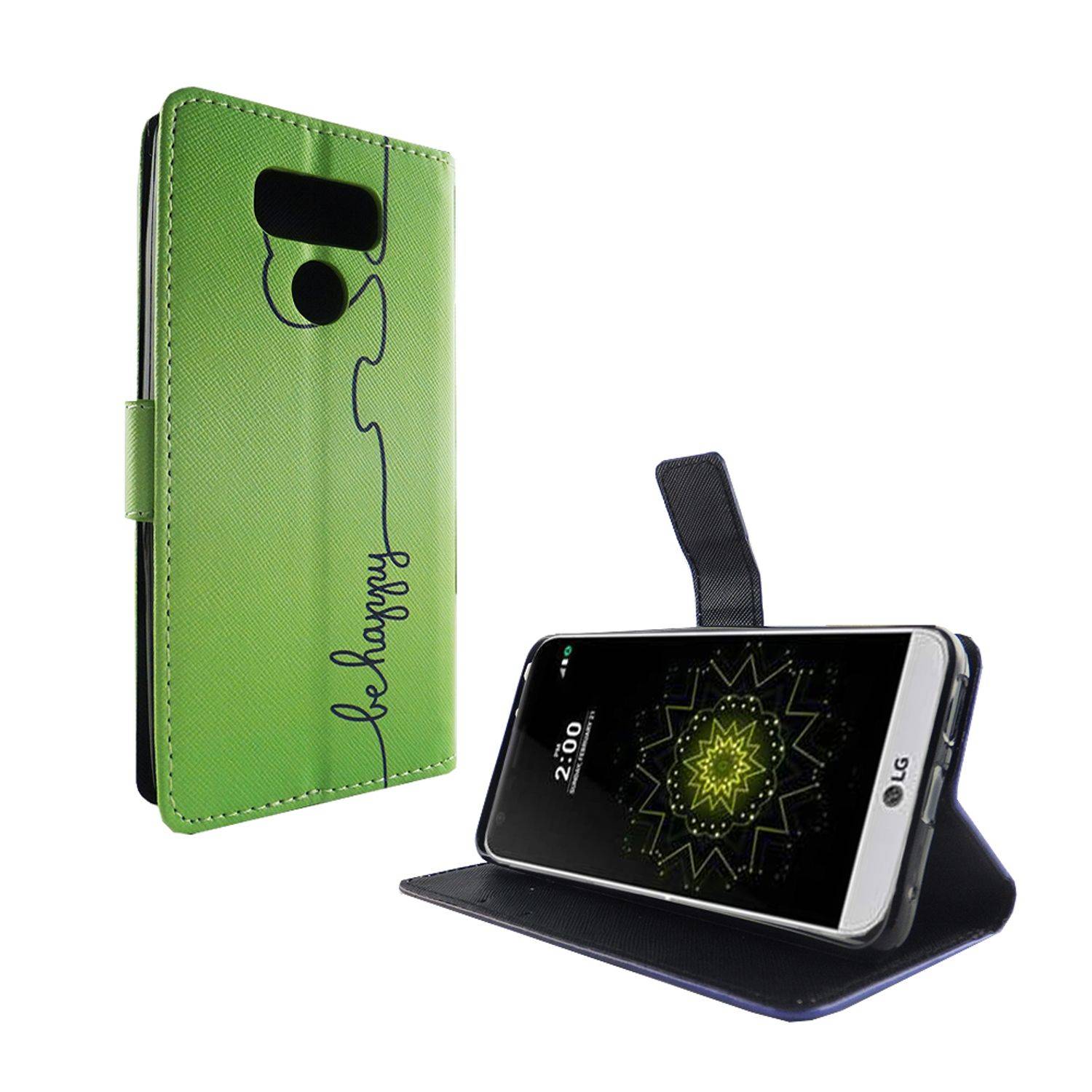 LG G6 Handyhülle Bookcover Grün