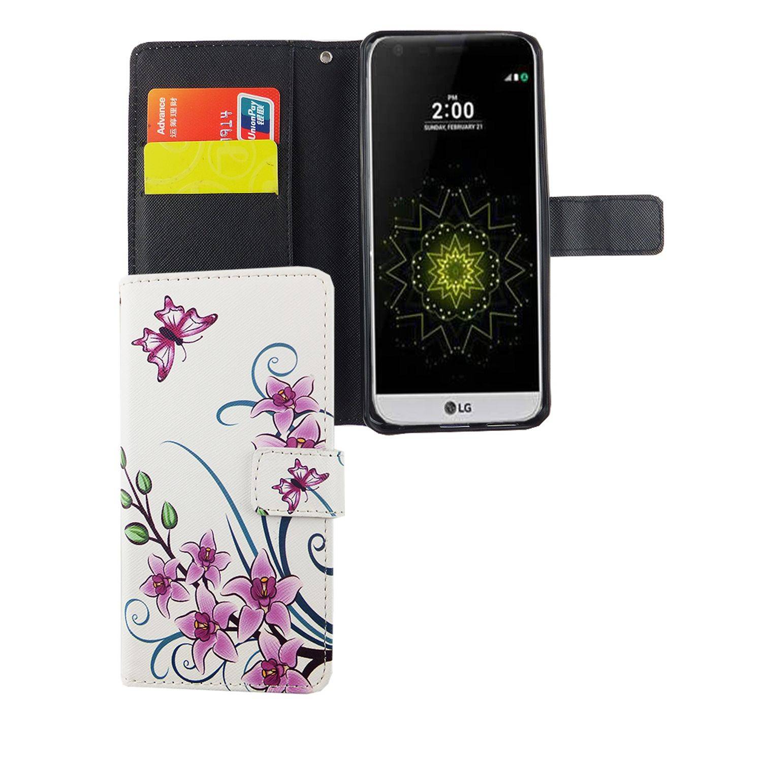 LG G6 Handyhülle Bookcover Weiß