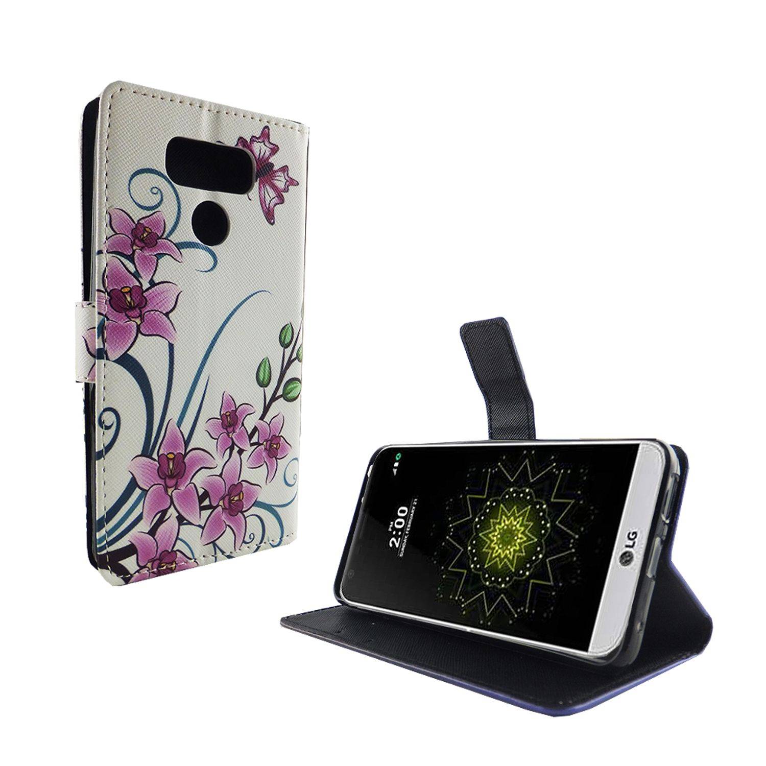 LG G6 Handyhülle Bookcover Weiß