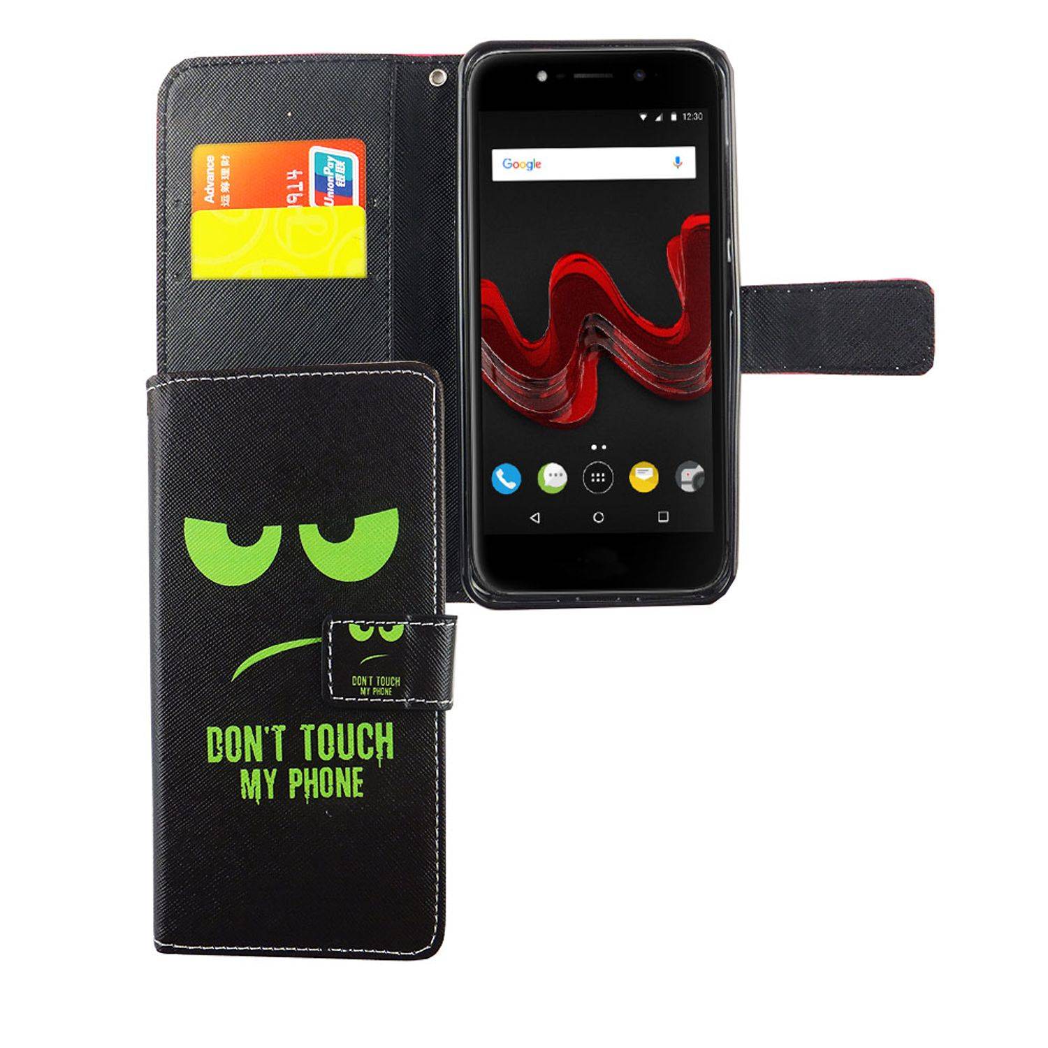 Wiko Wim Lite Handyhülle Bookcover Mehrfarbig