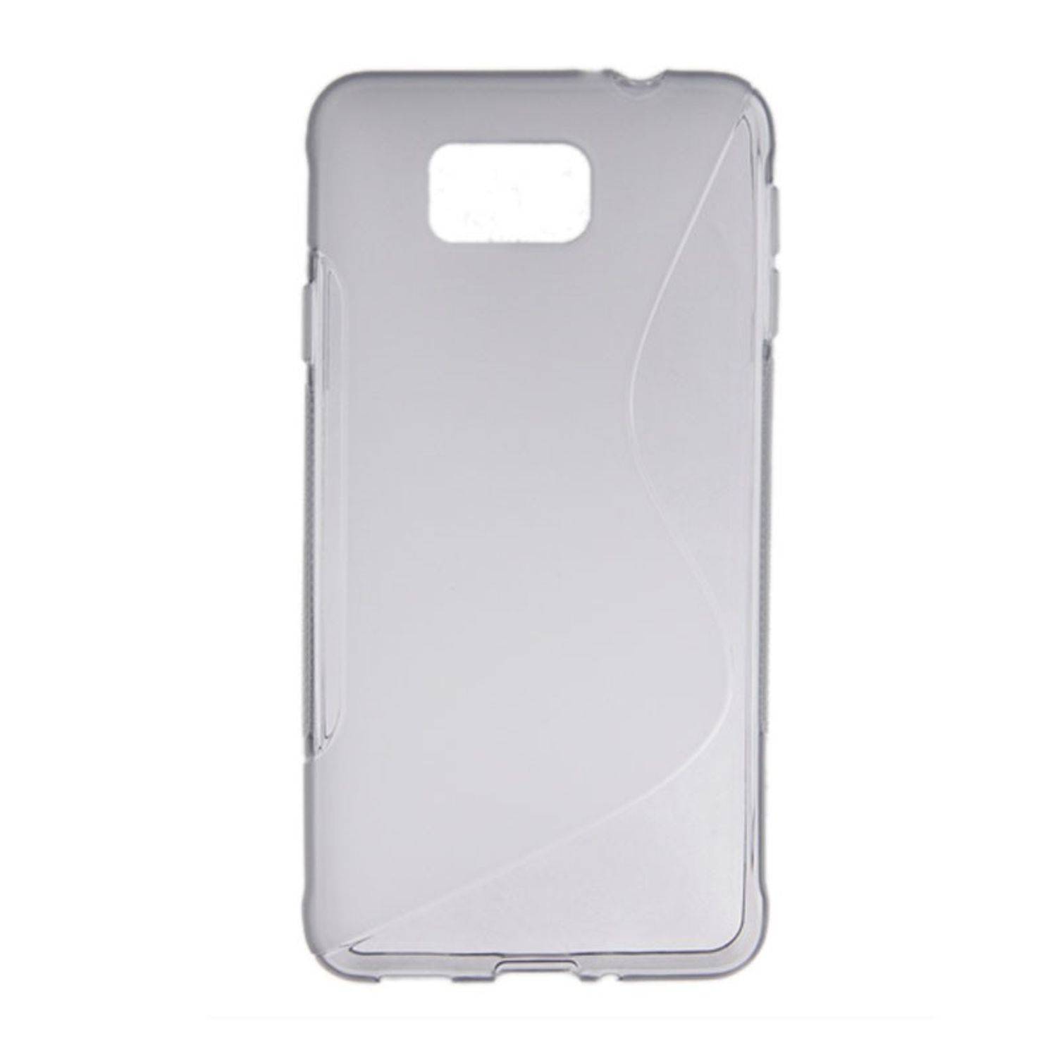 Samsung Galaxy Alpha Handyhülle Backcover Grau