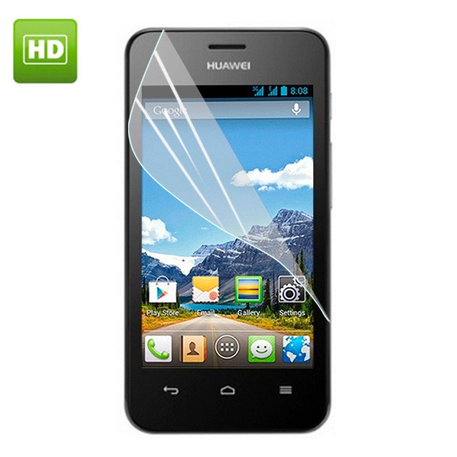 Huawei Ascend Y320 Handyhülle Backcover Transparent