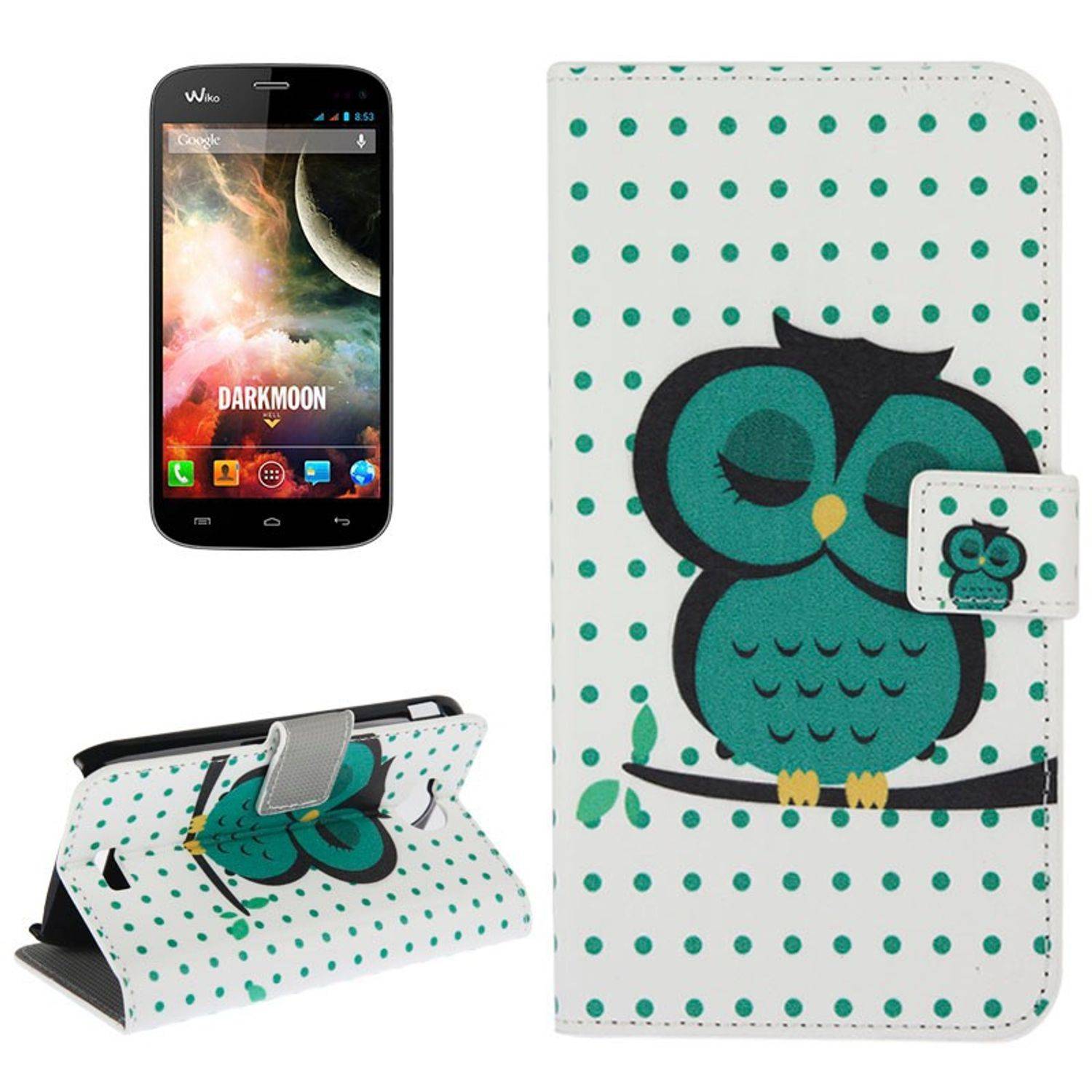 Wiko Darkmoon Handyhülle Backcover Mehrfarbig