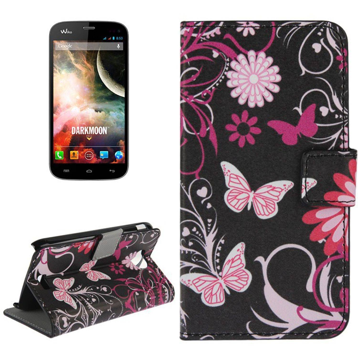 Wiko Darkmoon Handyhülle Backcover Mehrfarbig