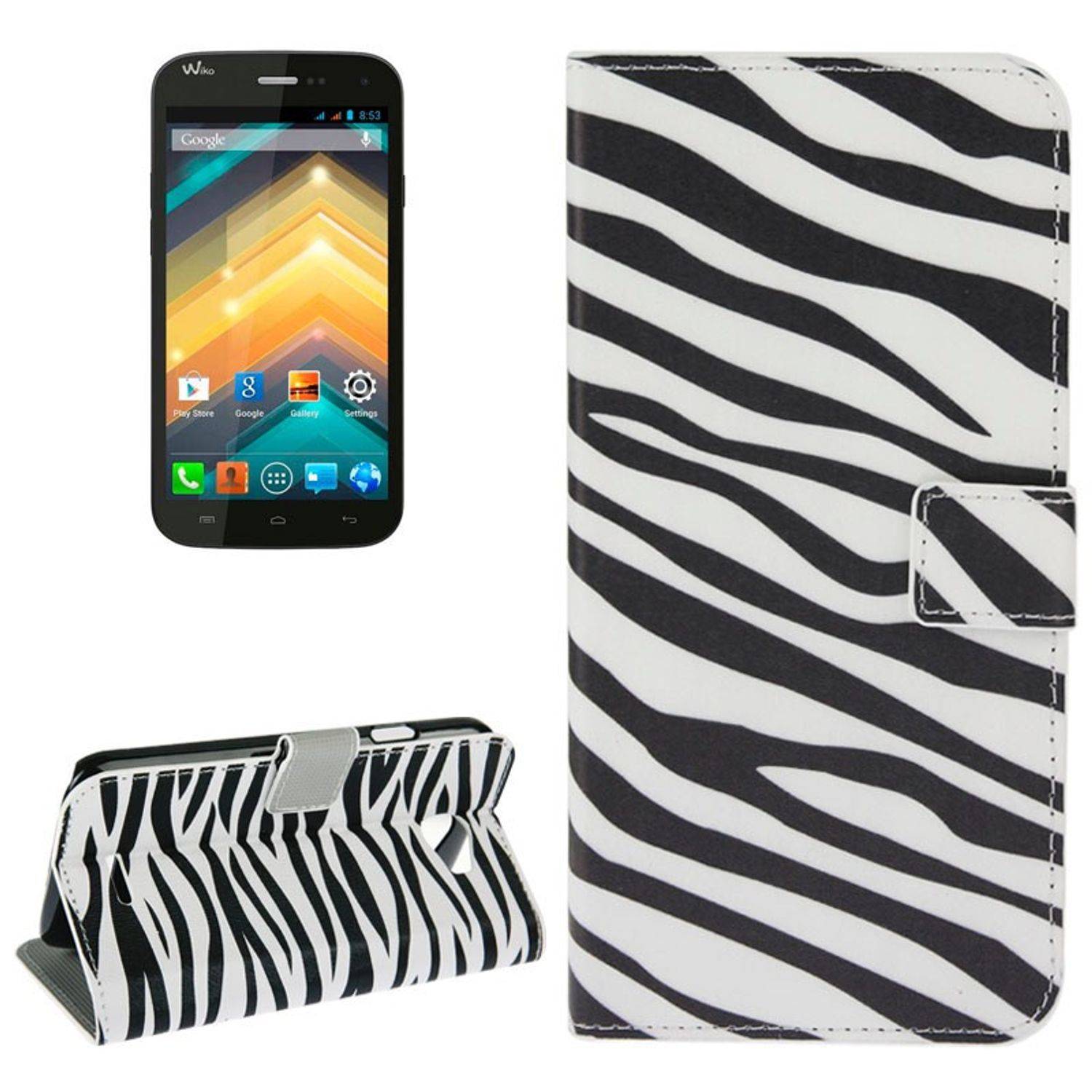 Wiko Barry Handyhülle Backcover Mehrfarbig