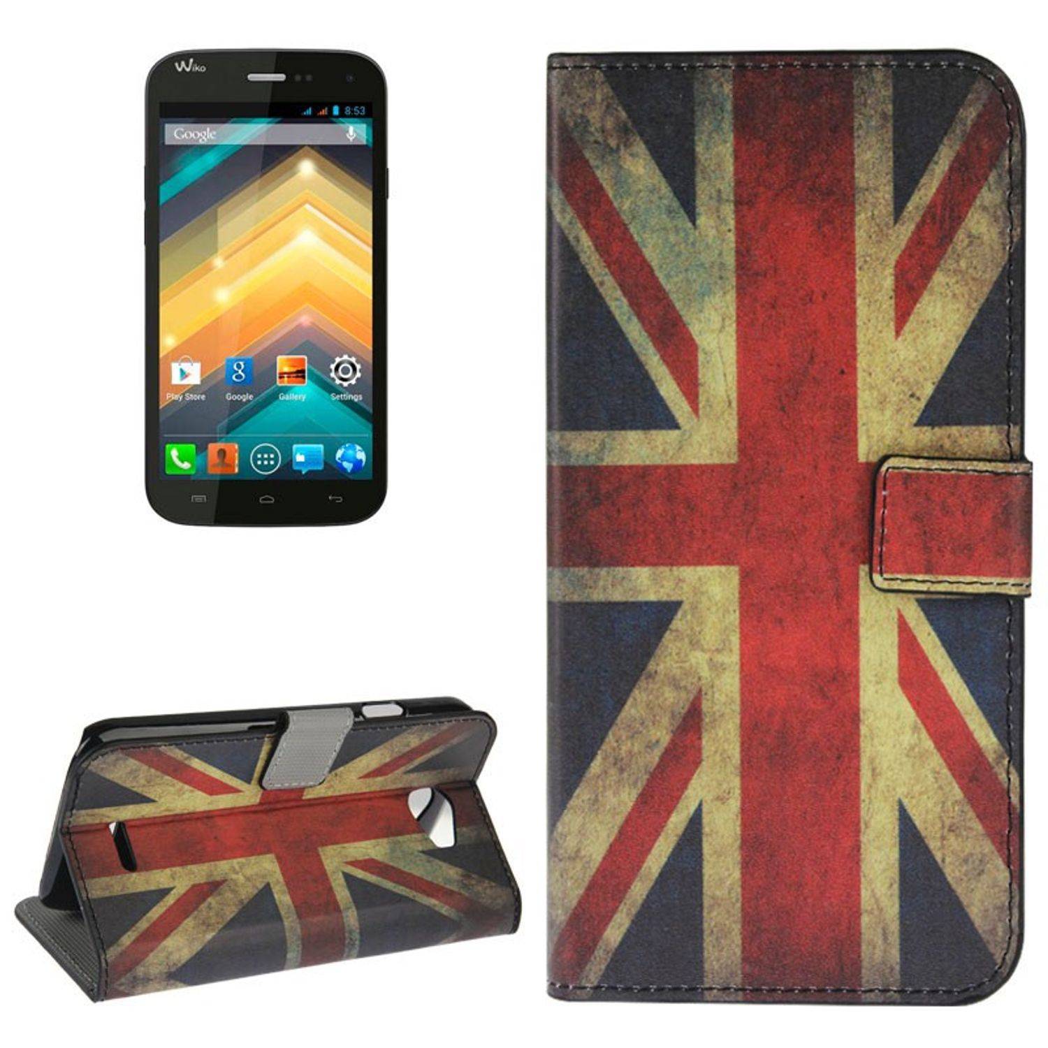 Wiko Barry Handyhülle Backcover Mehrfarbig