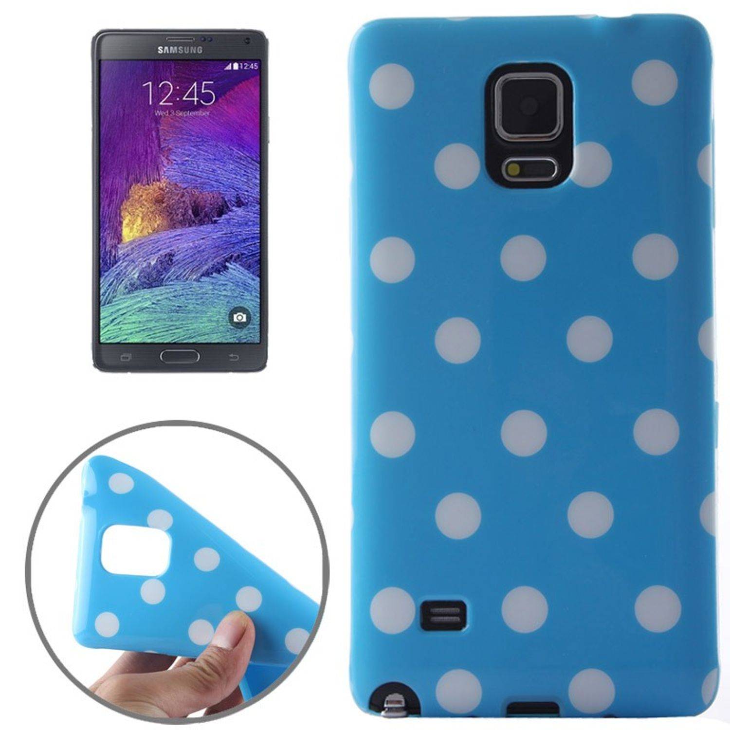 Samsung Galaxy Note 4 Handyhülle Backcover Blau