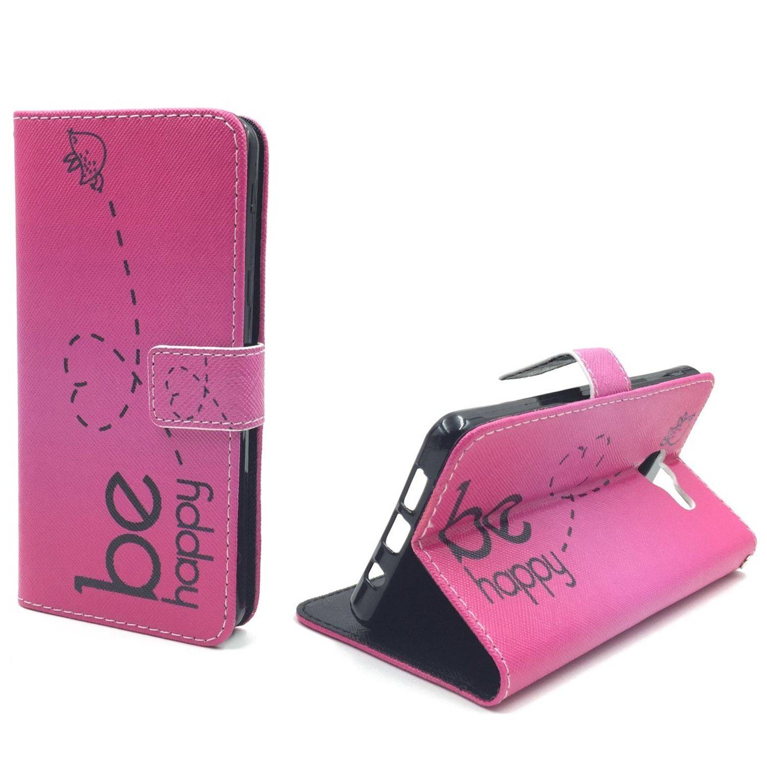 Samsung Galaxy A5 (2016) Handyhülle Bookcover Rosa