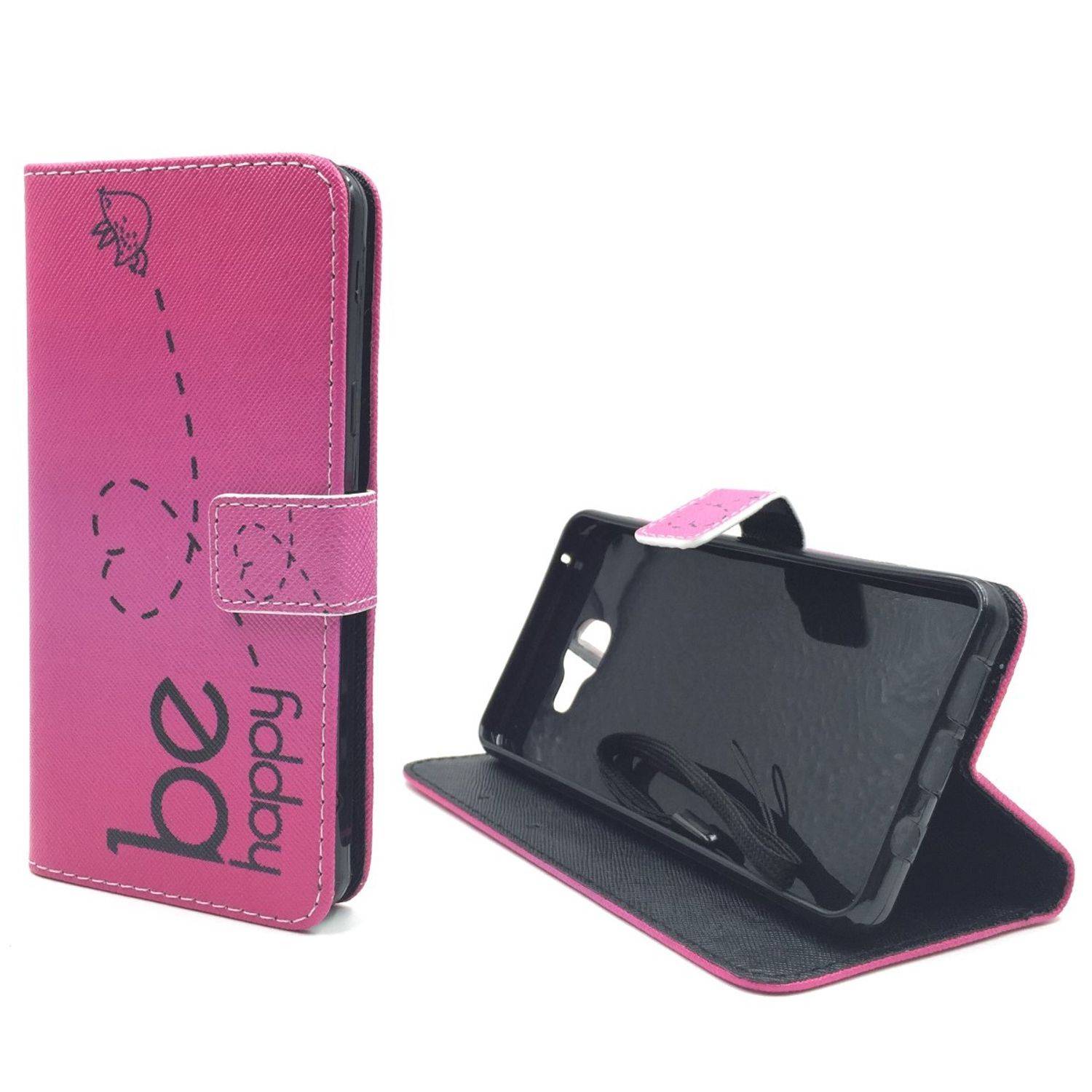 Samsung Galaxy A5 (2016) Handyhülle Bookcover Rosa