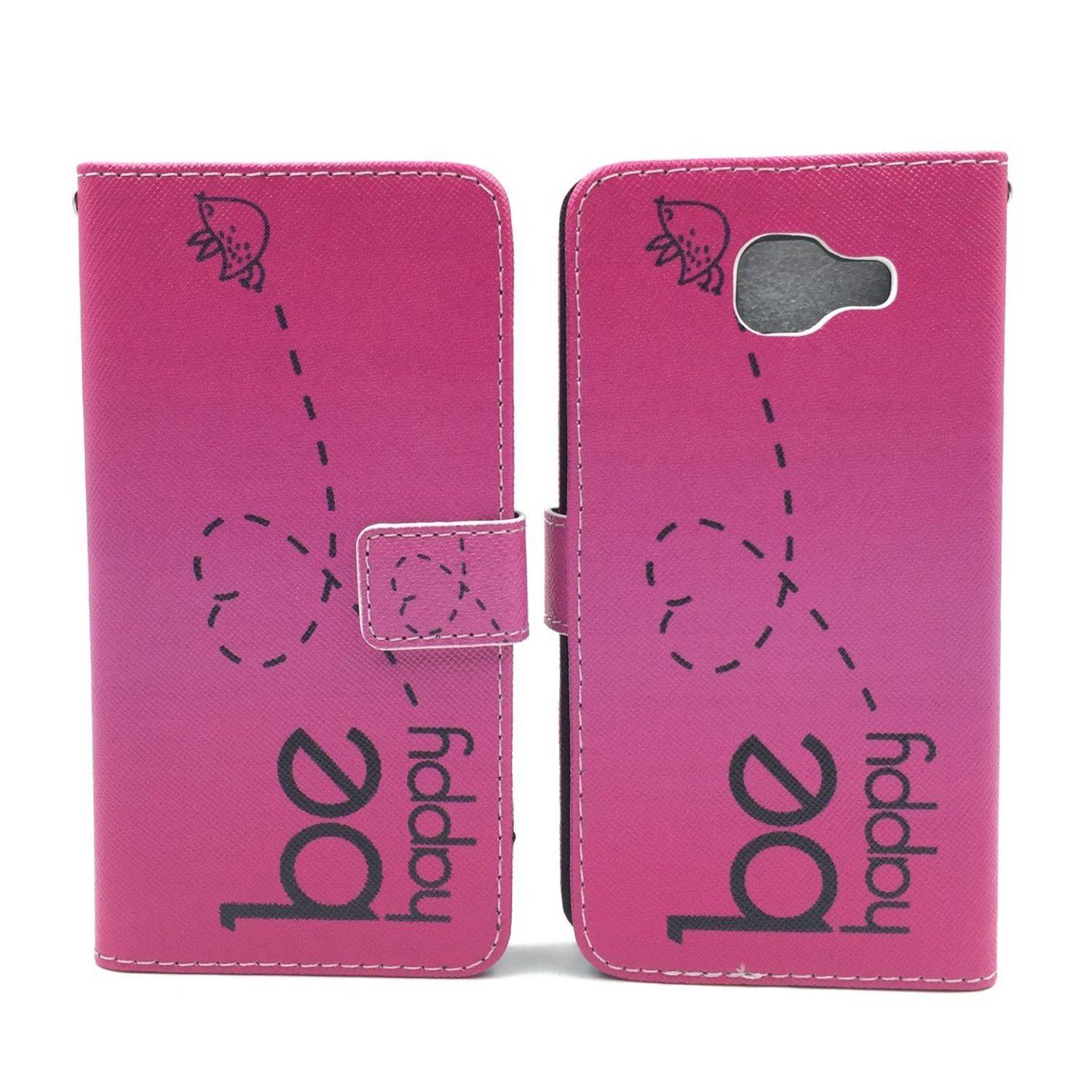 Samsung Galaxy A5 (2016) Handyhülle Bookcover Rosa