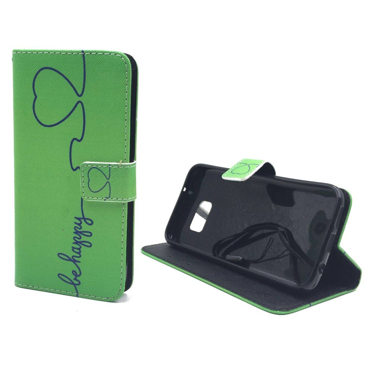 Samsung Galaxy S7 Handyhülle Bookcover Grün