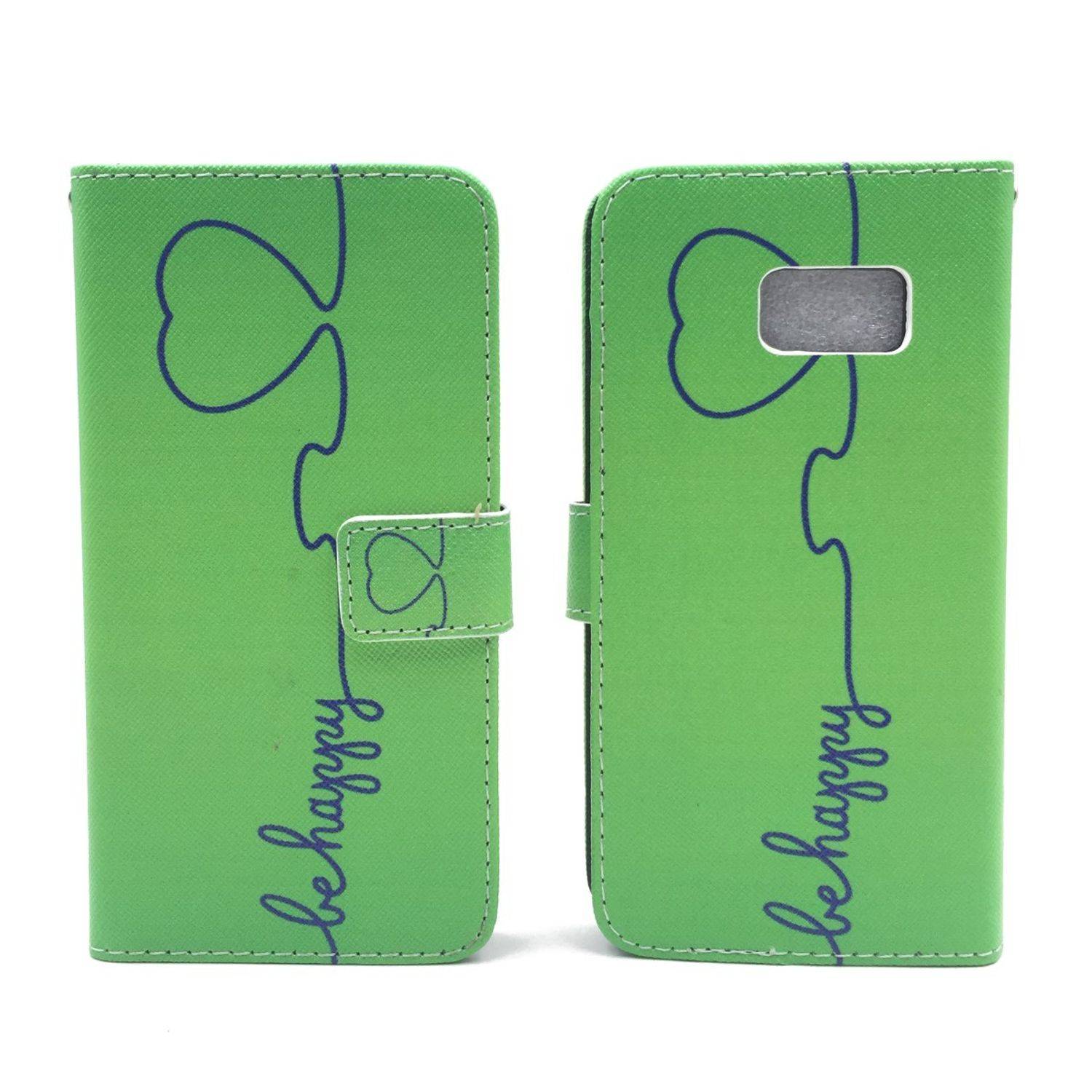 Samsung Galaxy S7 Handyhülle Bookcover Grün