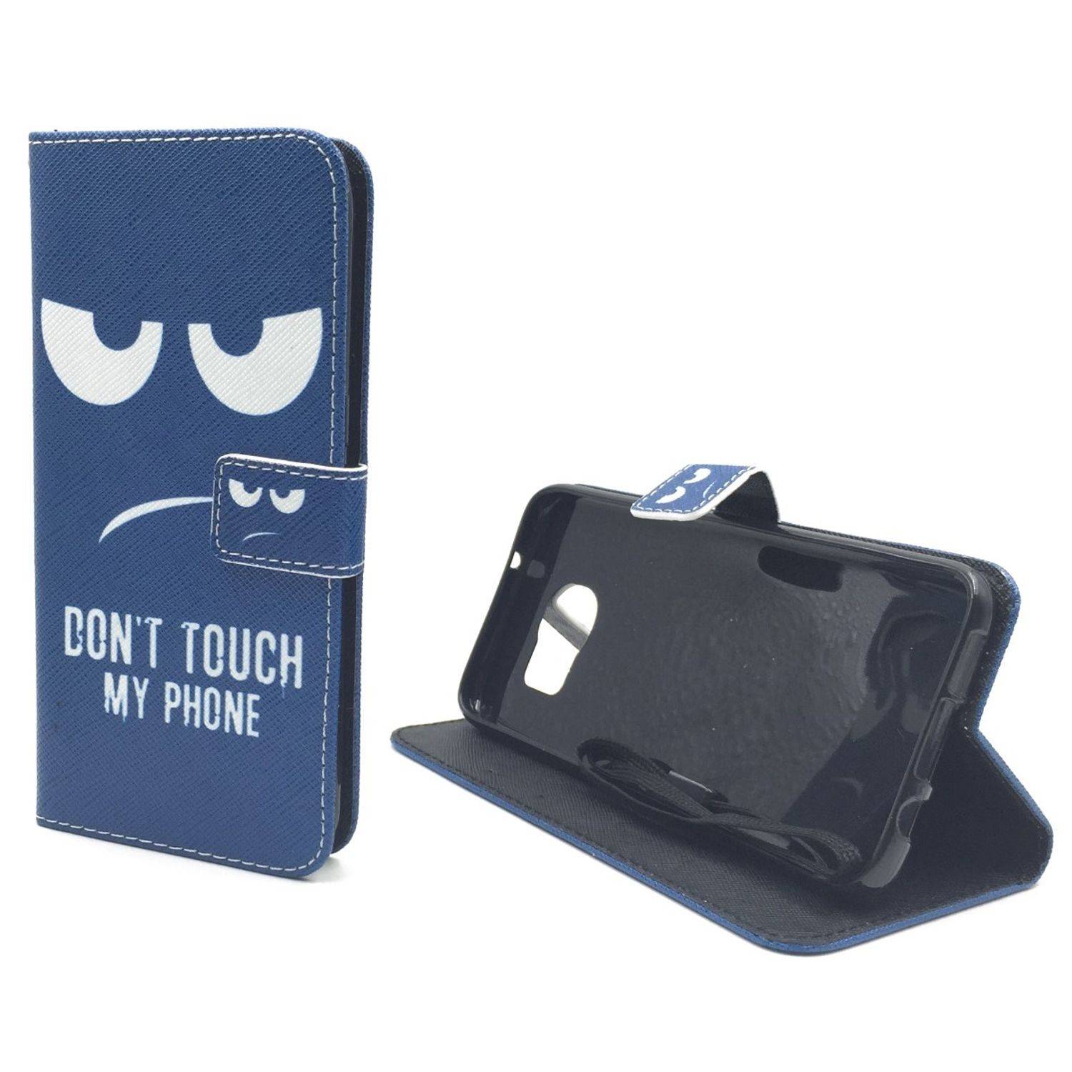 Samsung Galaxy S7 Edge Handyhülle Bookcover Blau