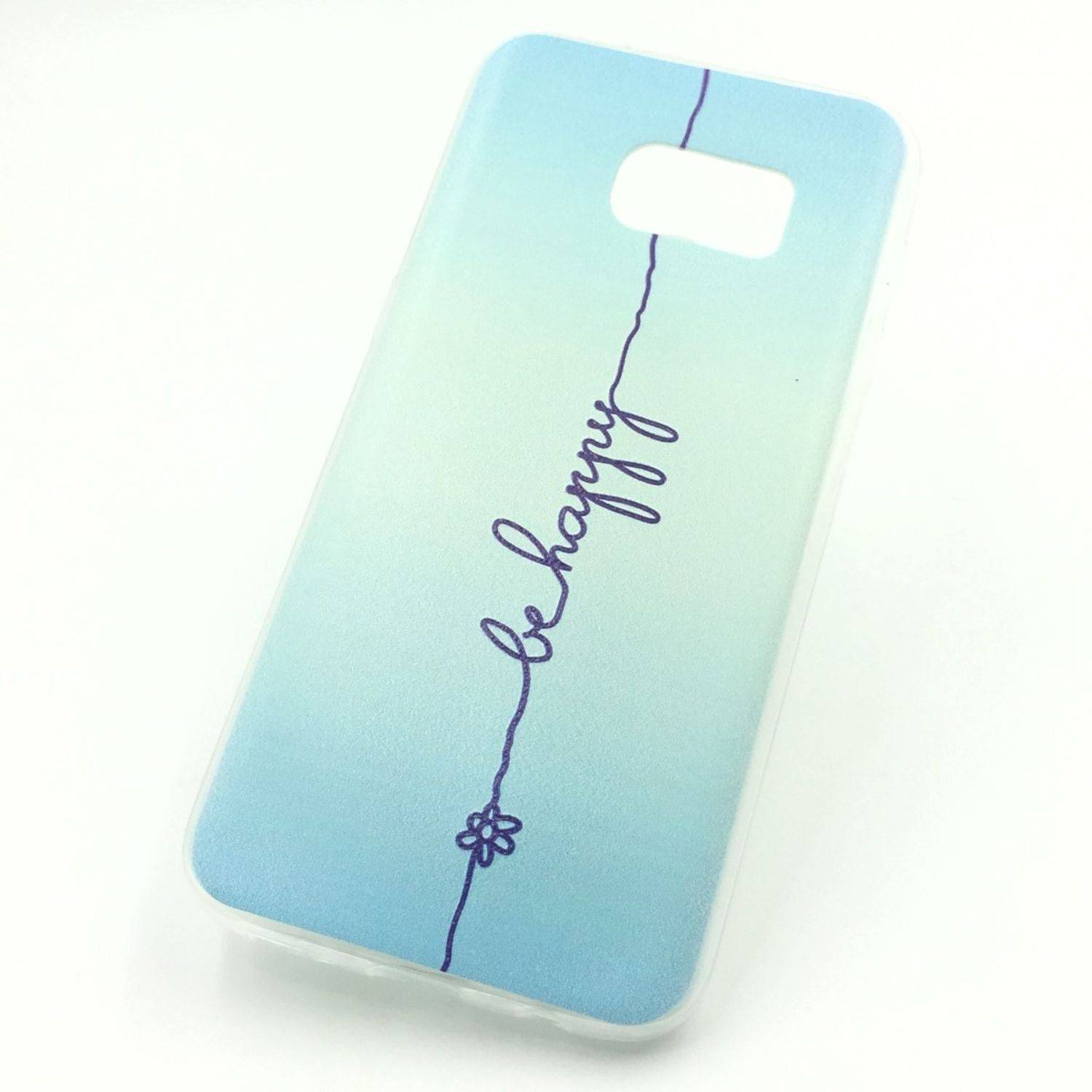 Samsung Galaxy S7 Handyhülle Backcover Blau