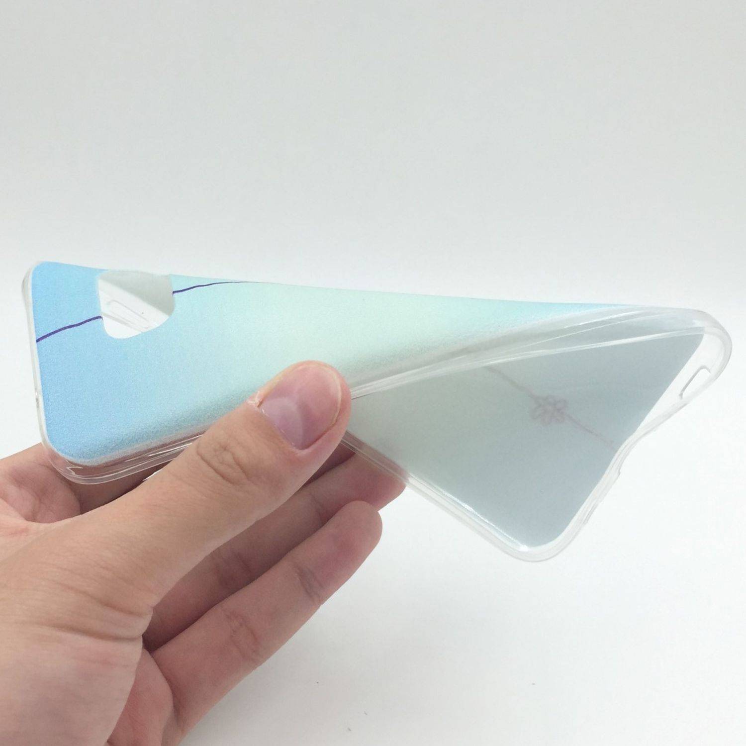 Samsung Galaxy S7 Handyhülle Backcover Blau