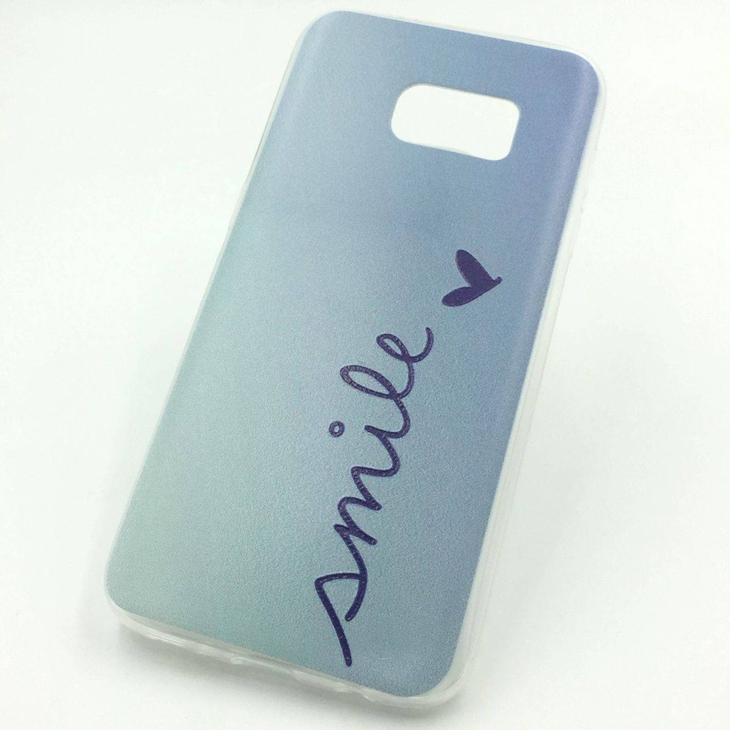 Samsung Galaxy S7 Handyhülle Backcover Blau