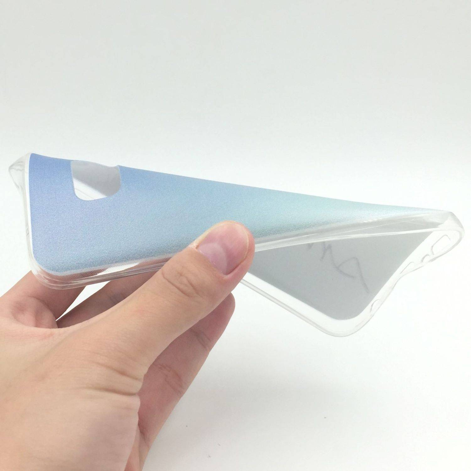 Samsung Galaxy S7 Handyhülle Backcover Blau