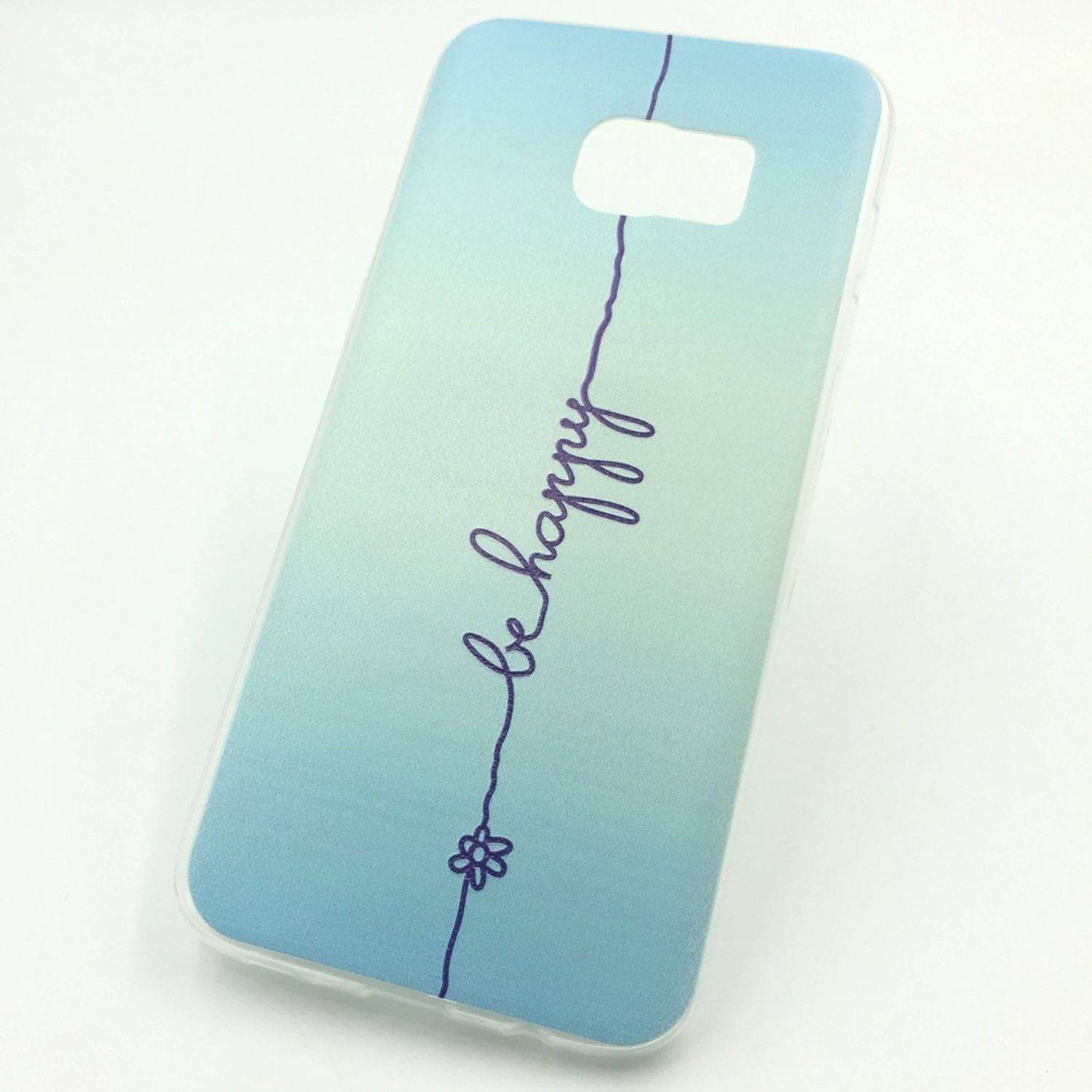 Samsung Galaxy S7 Edge Handyhülle Backcover Blau