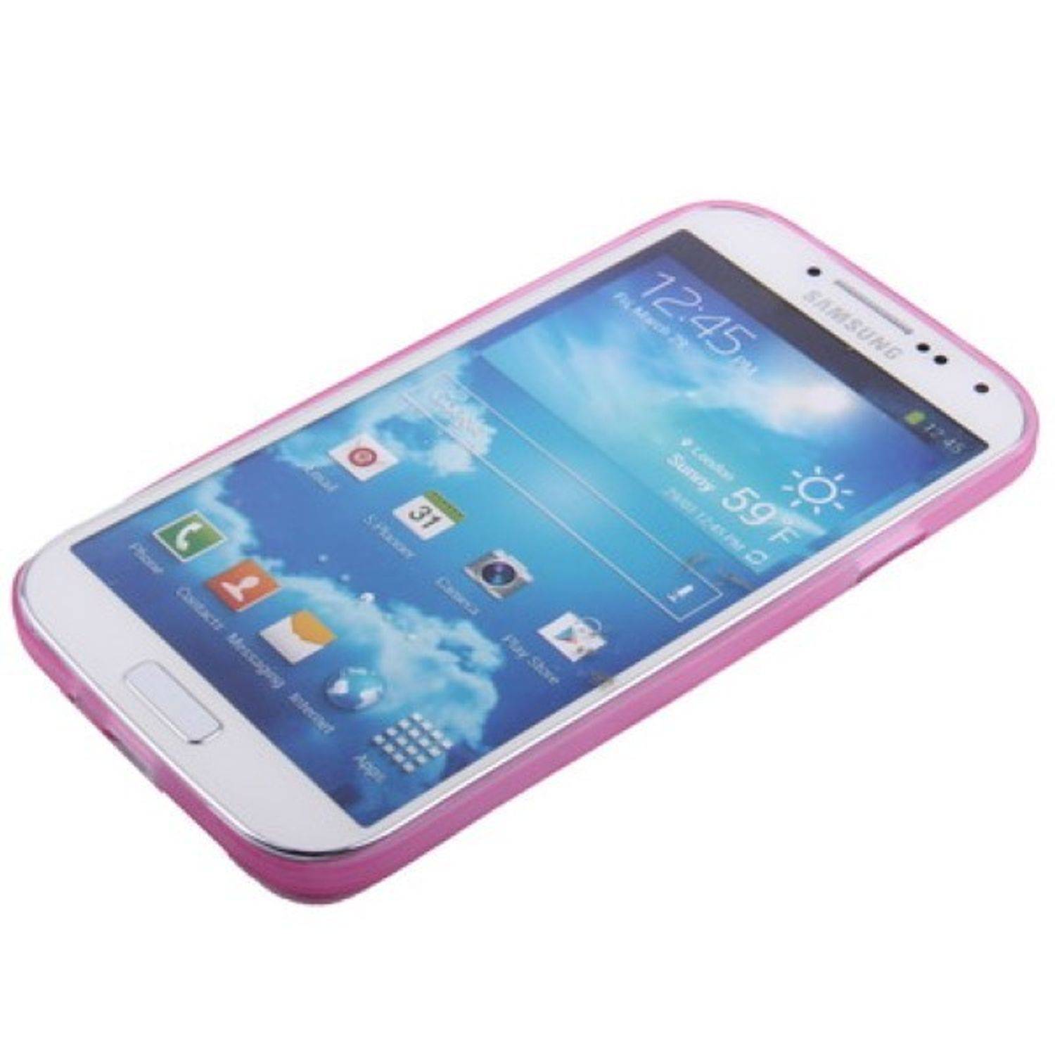 Samsung Galaxy S4 Handyhülle Backcover Violett