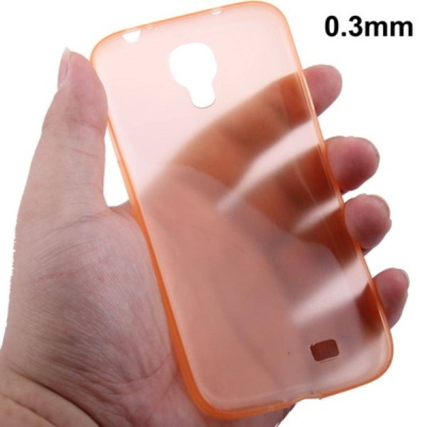Samsung Galaxy S4 Handyhülle Backcover Orange