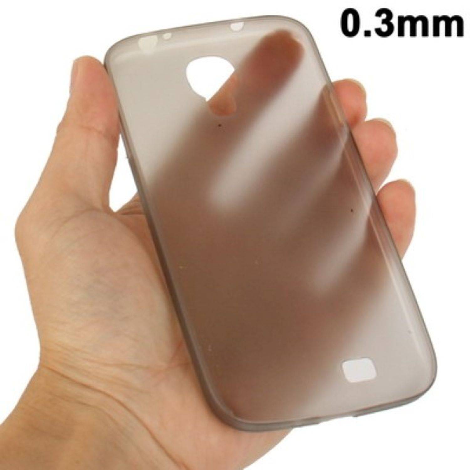 Samsung Galaxy S4 Handyhülle Backcover Grau