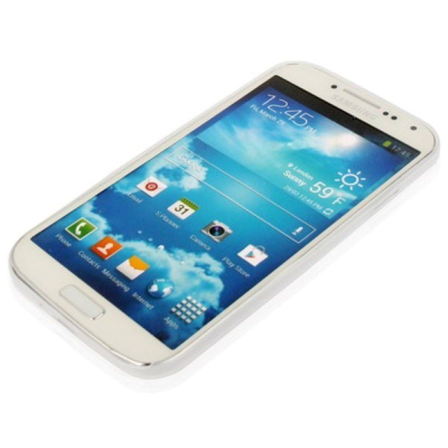 Samsung Galaxy S4 Handyhülle Backcover Grau