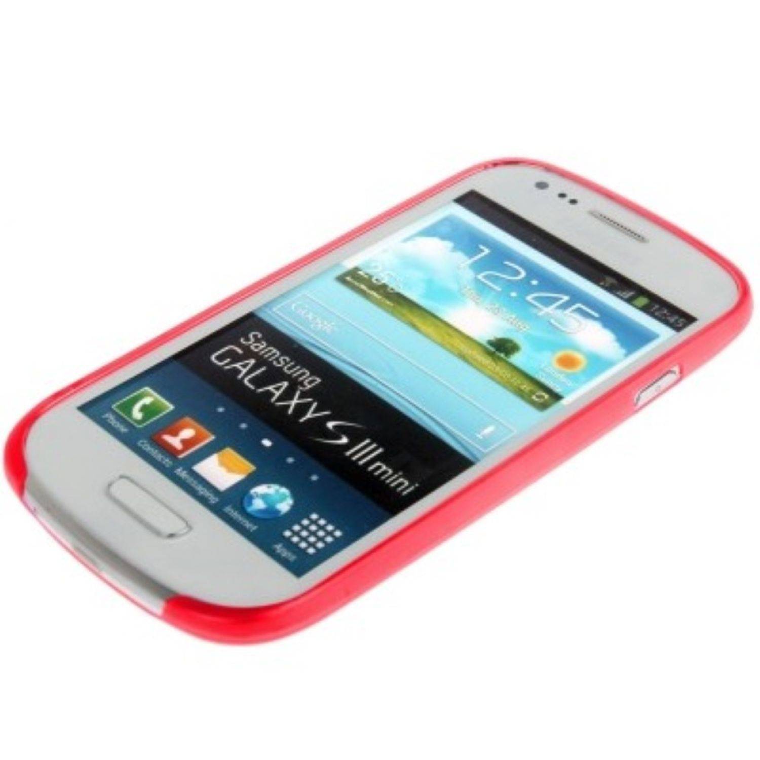 Samsung Galaxy S3 Mini Handyhülle Backcover Rot
