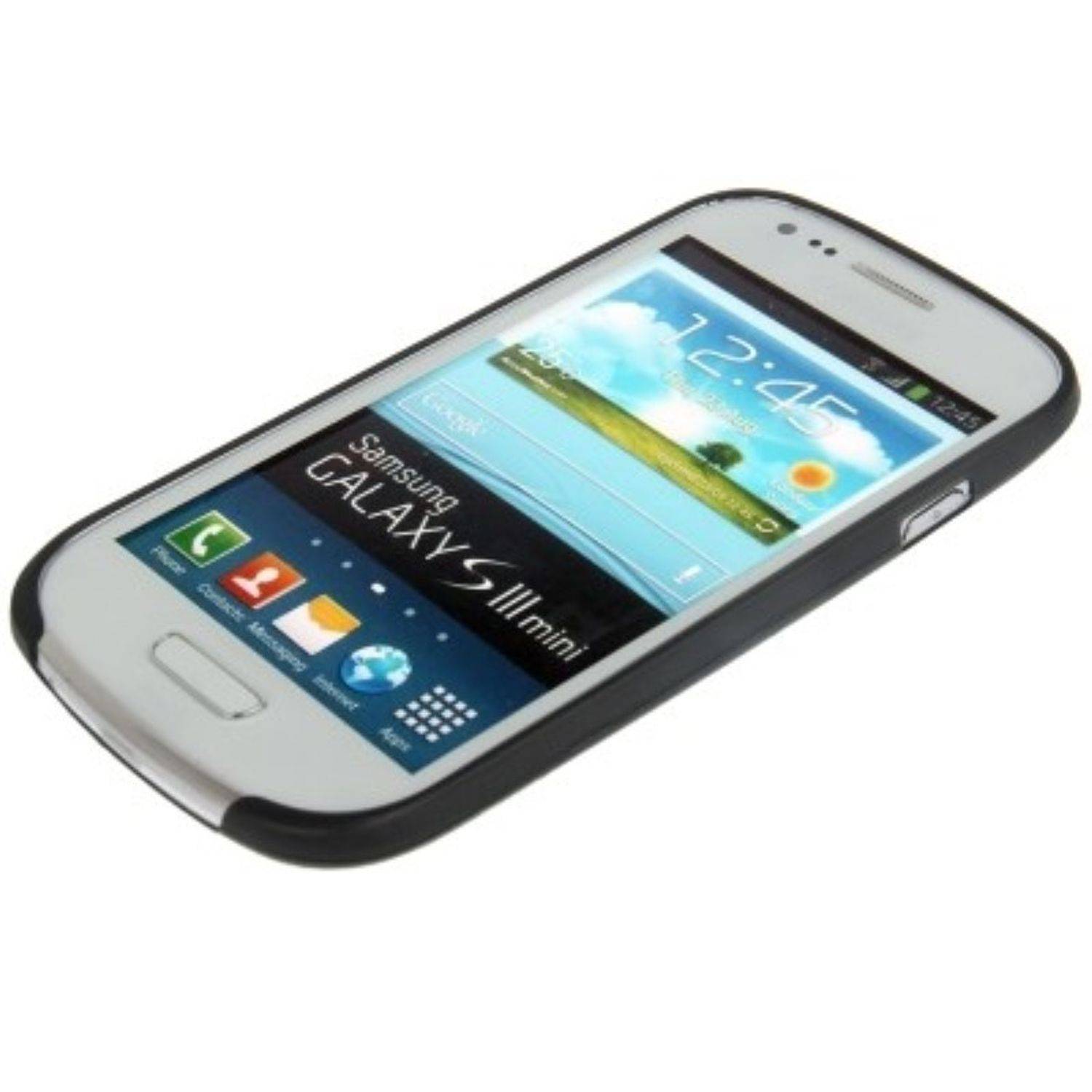 Samsung Galaxy S3 Mini Handyhülle Backcover Schwarz